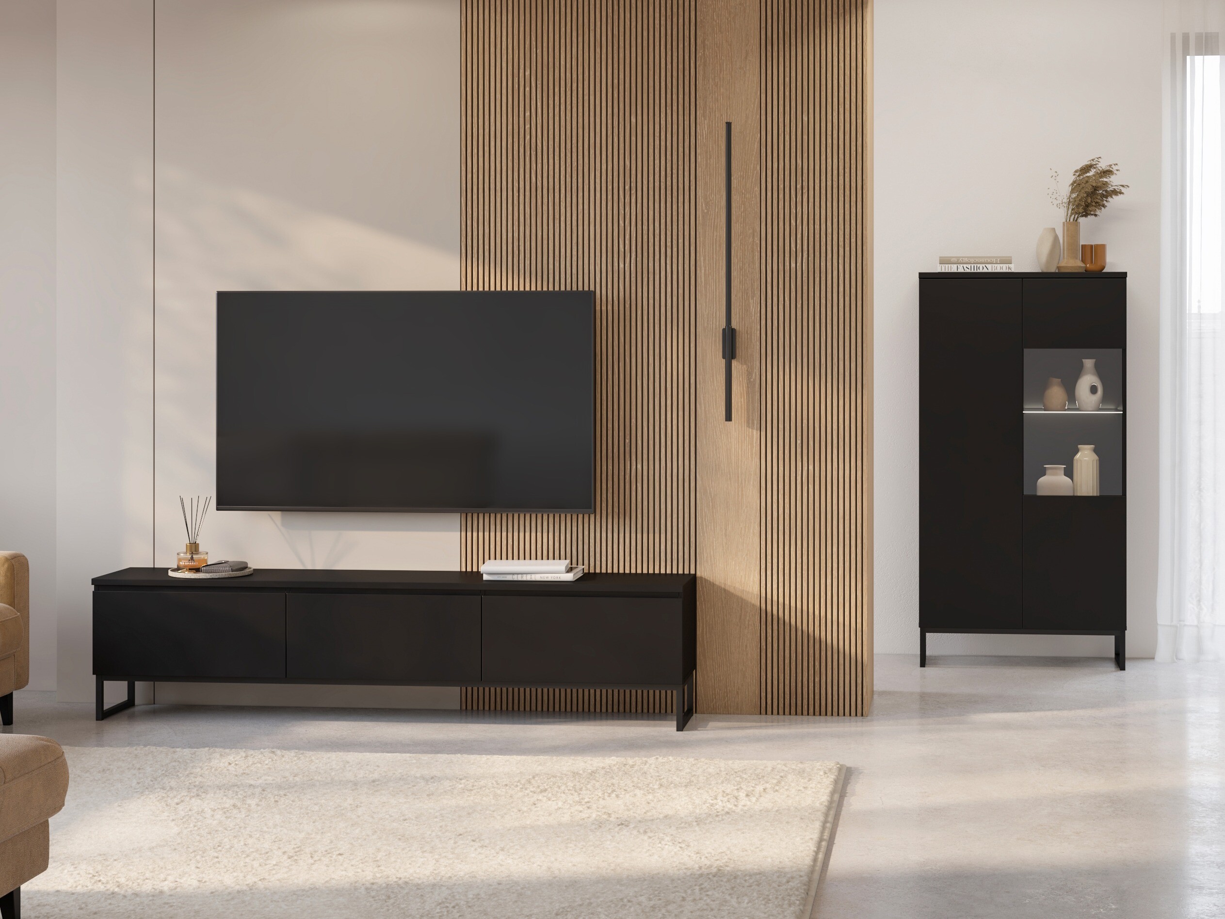 Living room set Velsora 106 (Black)