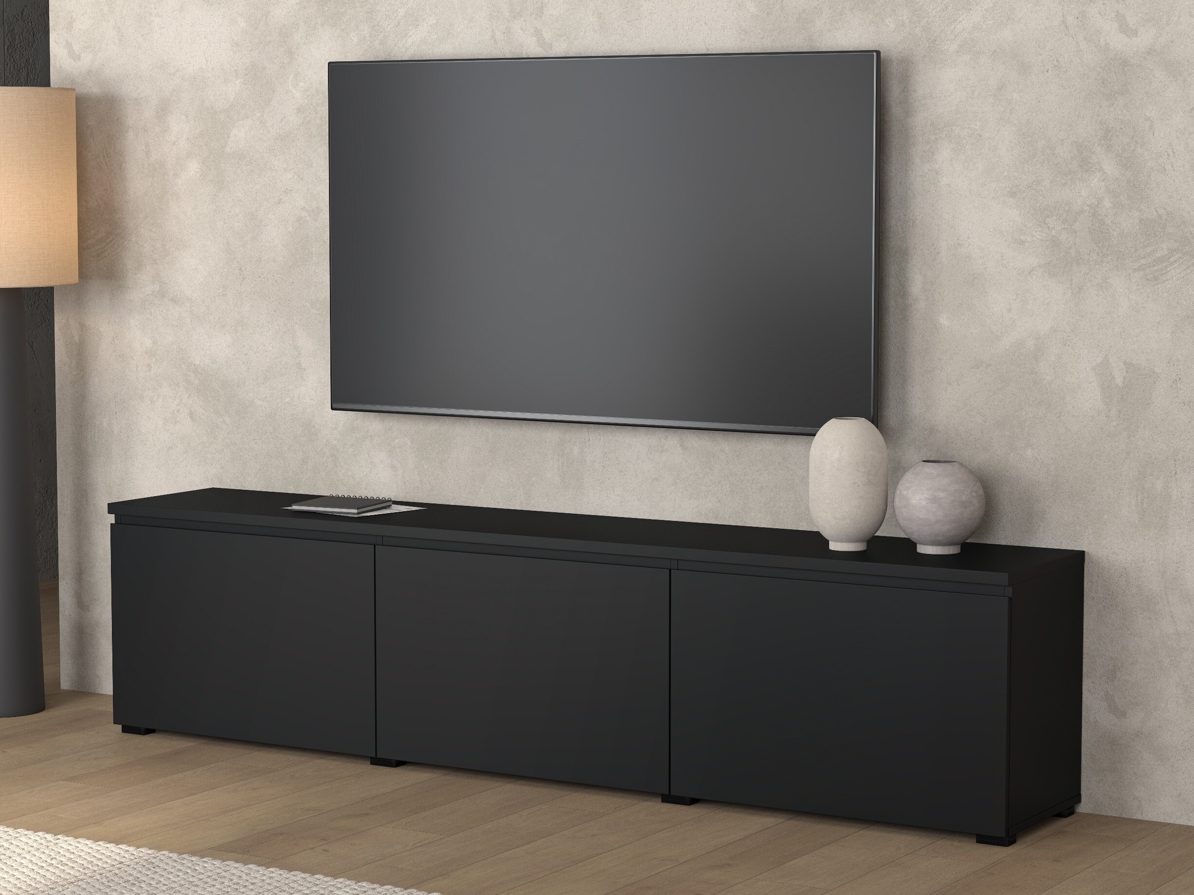 TV stand Baletu 113 (Black)