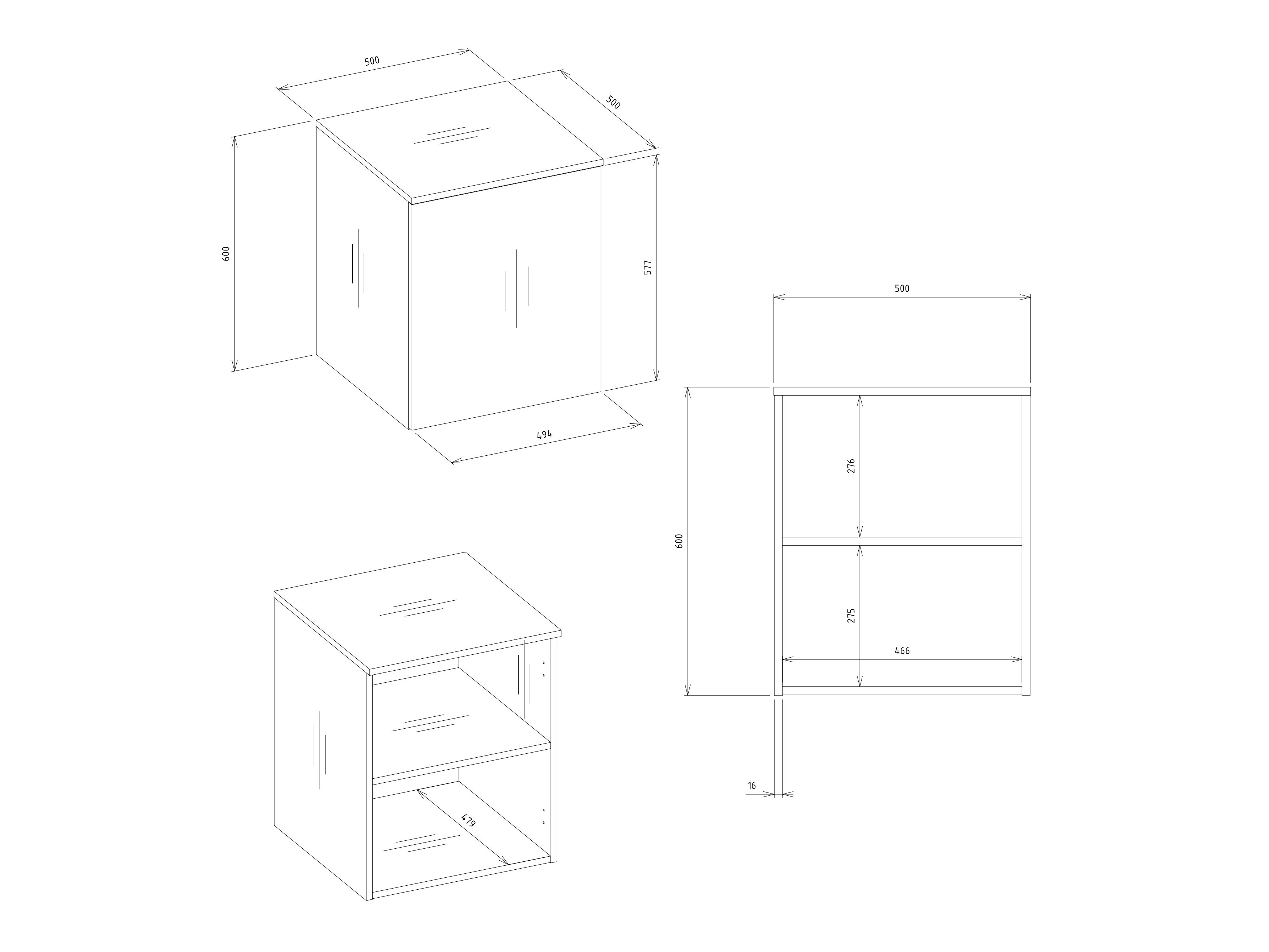 Wardrobe Mandeville 399 (Artisan oak)