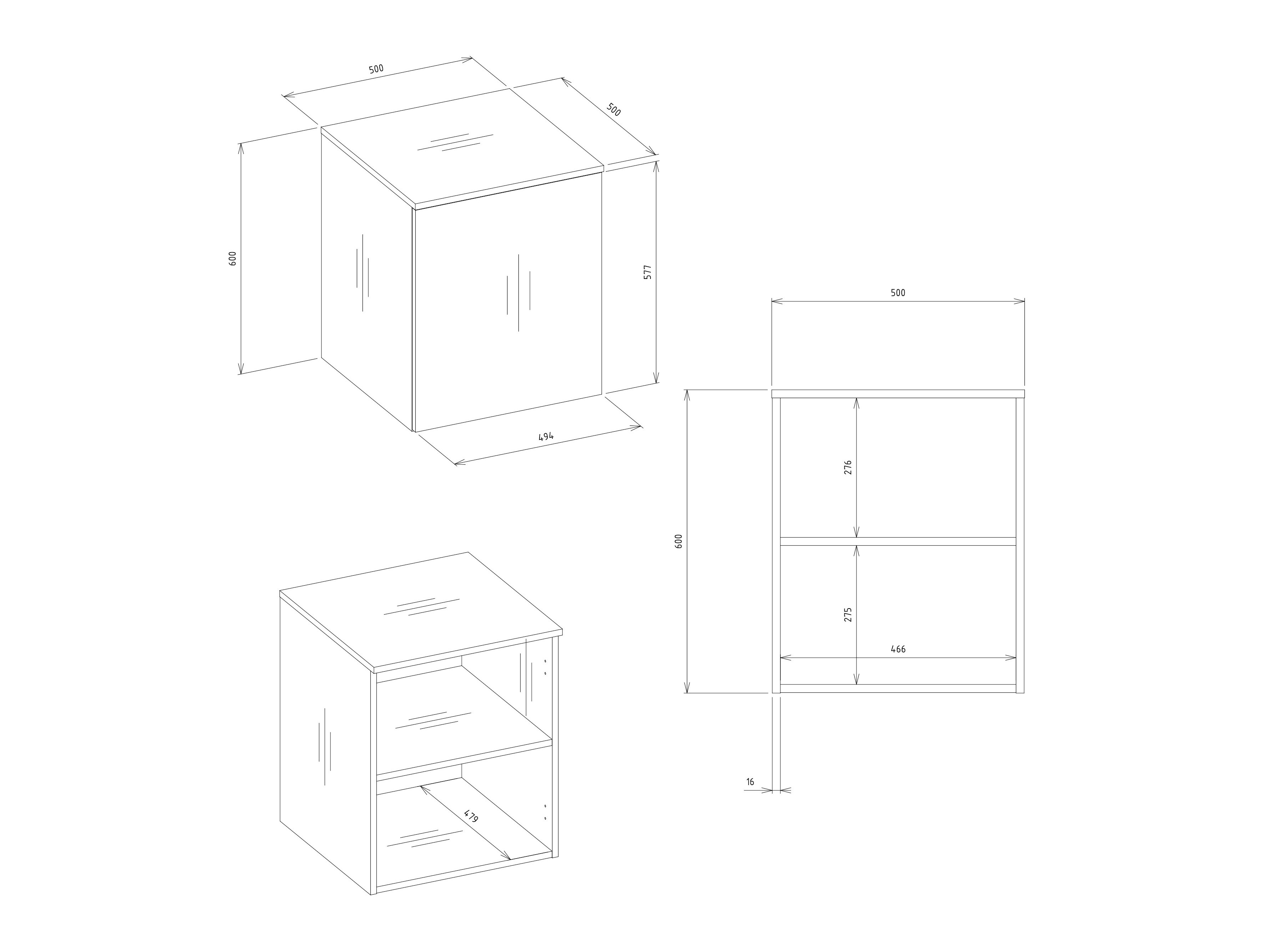 Wardrobe Mandeville 399 (White)