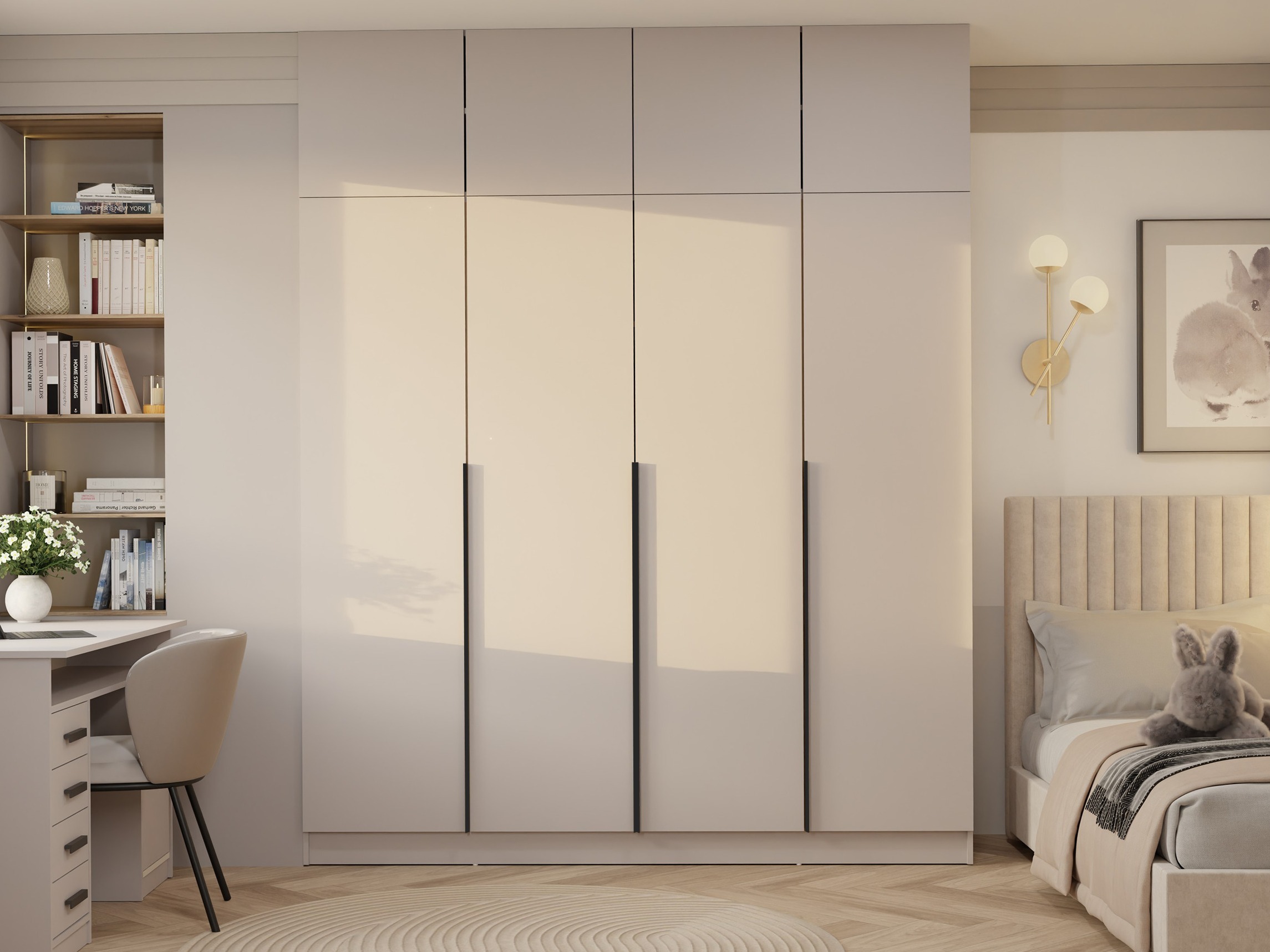 Wardrobe Mandeville 400 (Black)
