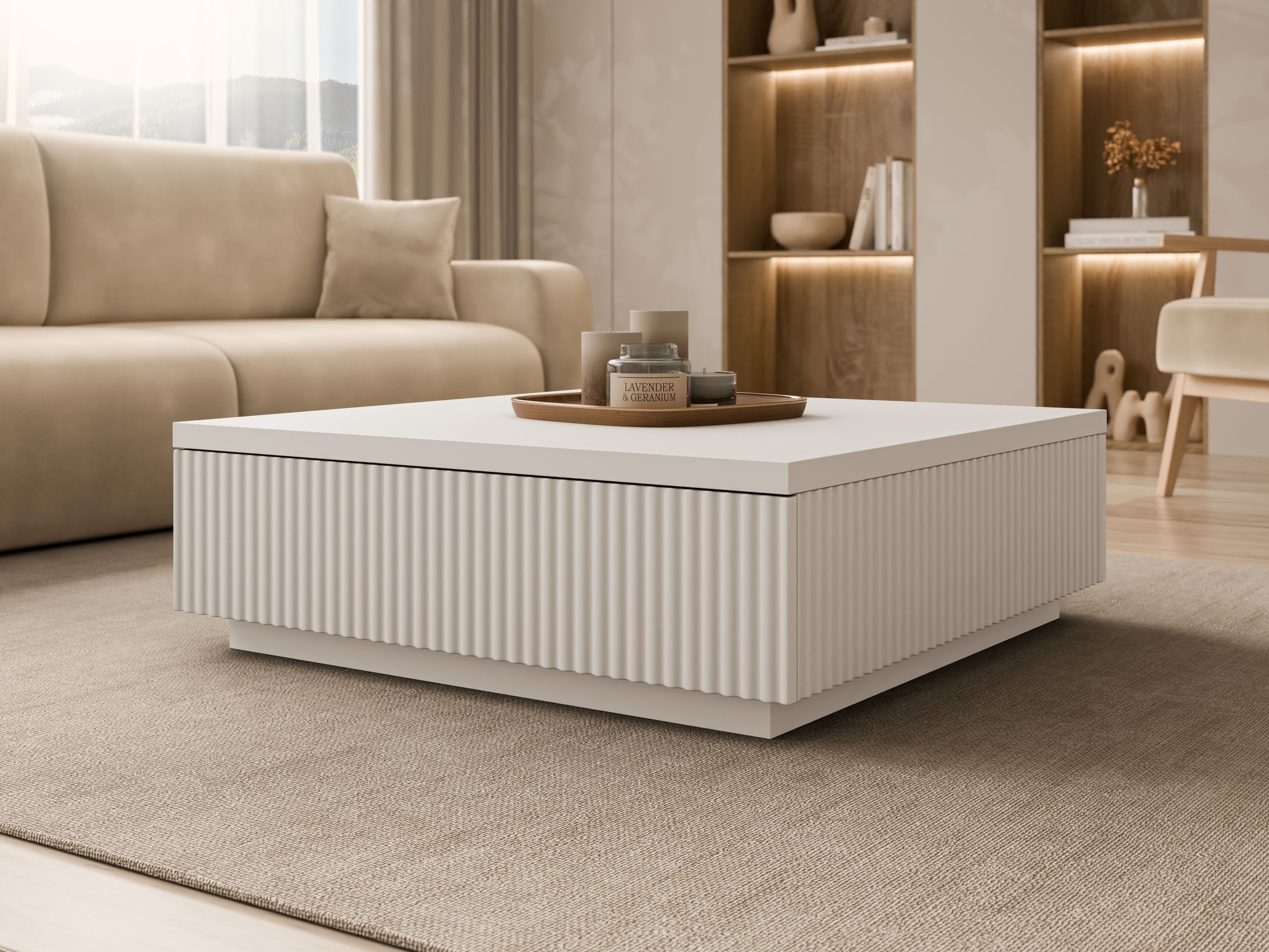 Coffee table Comfivo 596 (Beige)