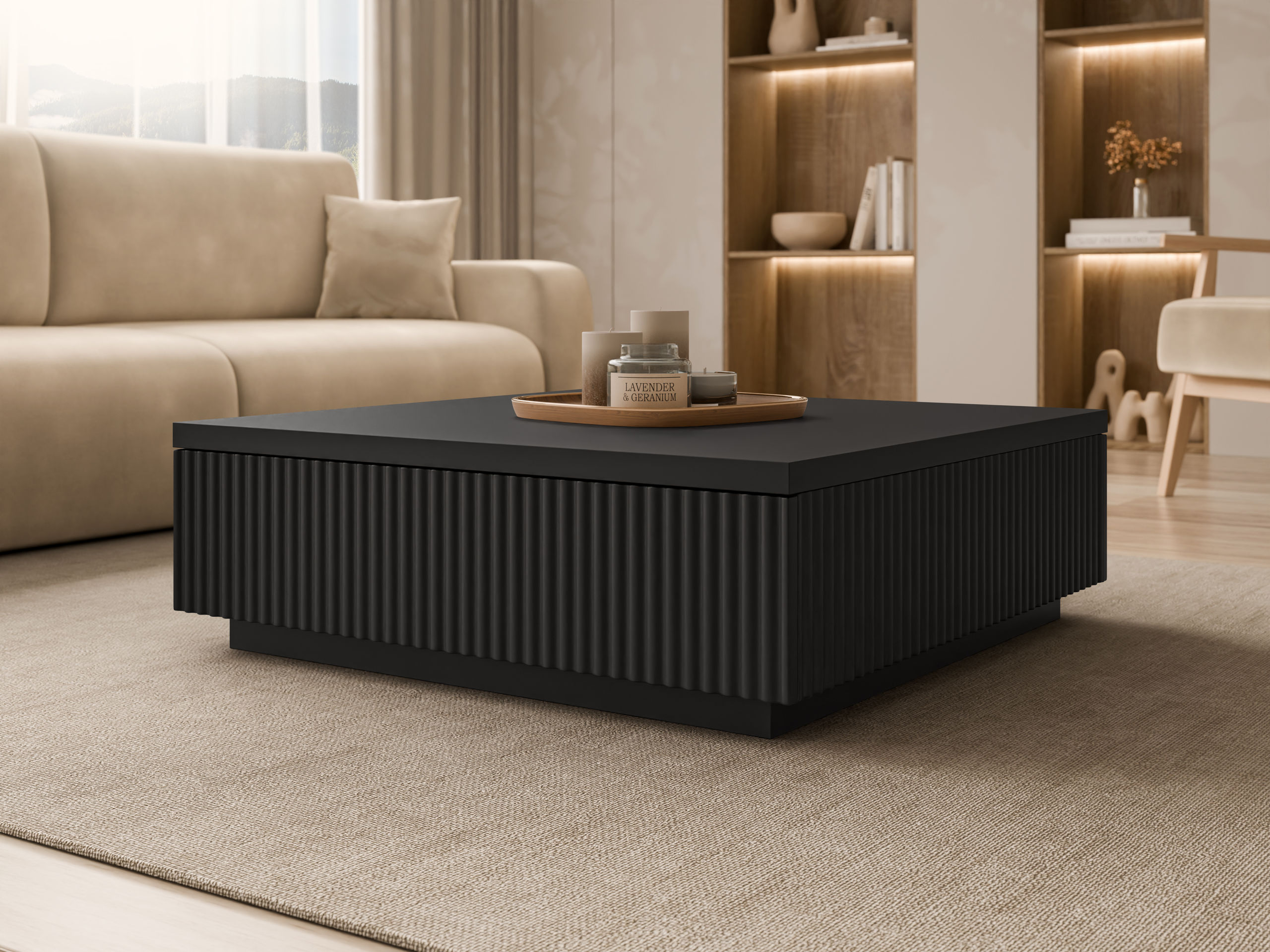 Coffee table Comfivo 596 (Black)