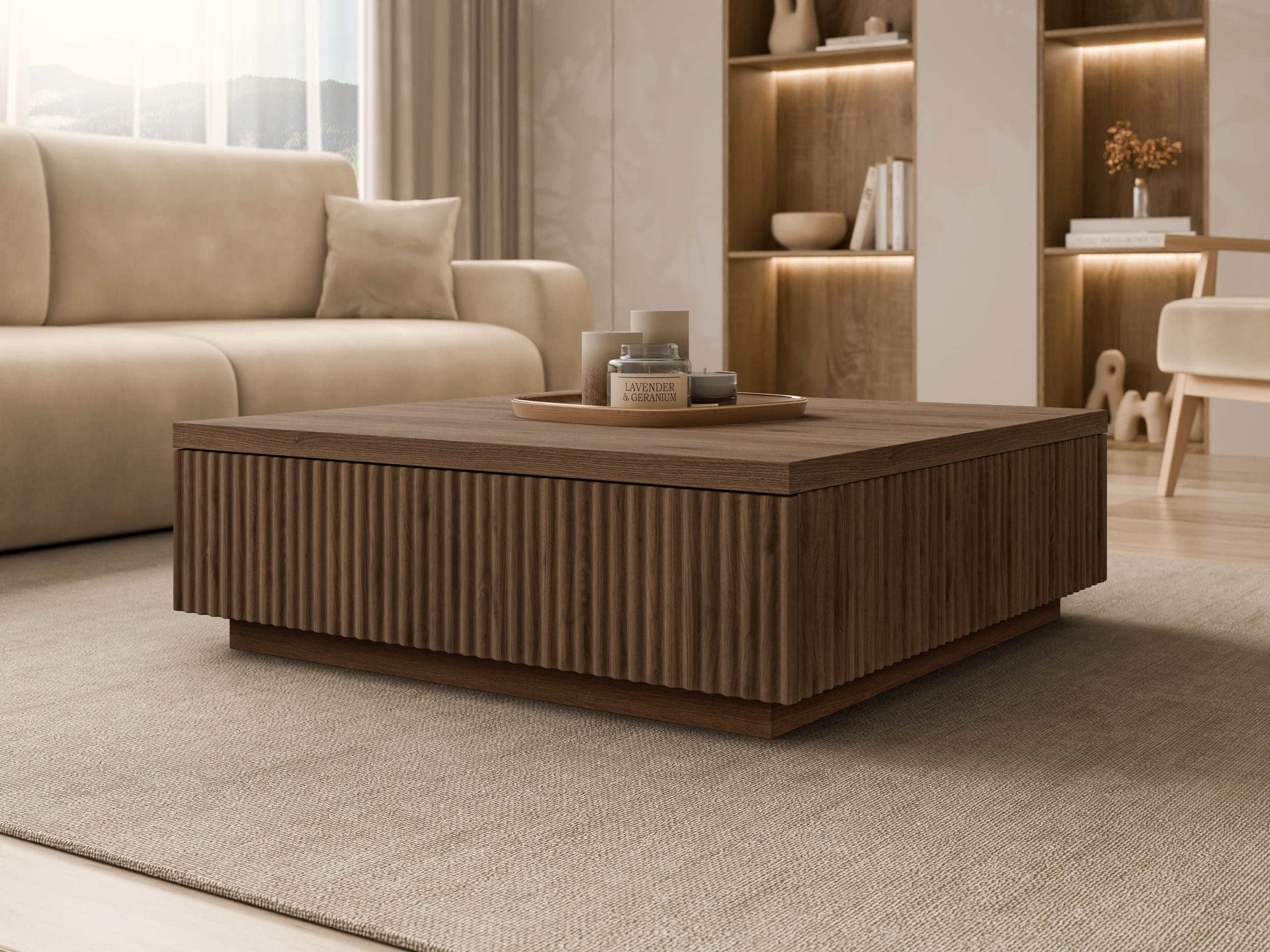 Coffee table Comfivo 596 (Walnut)