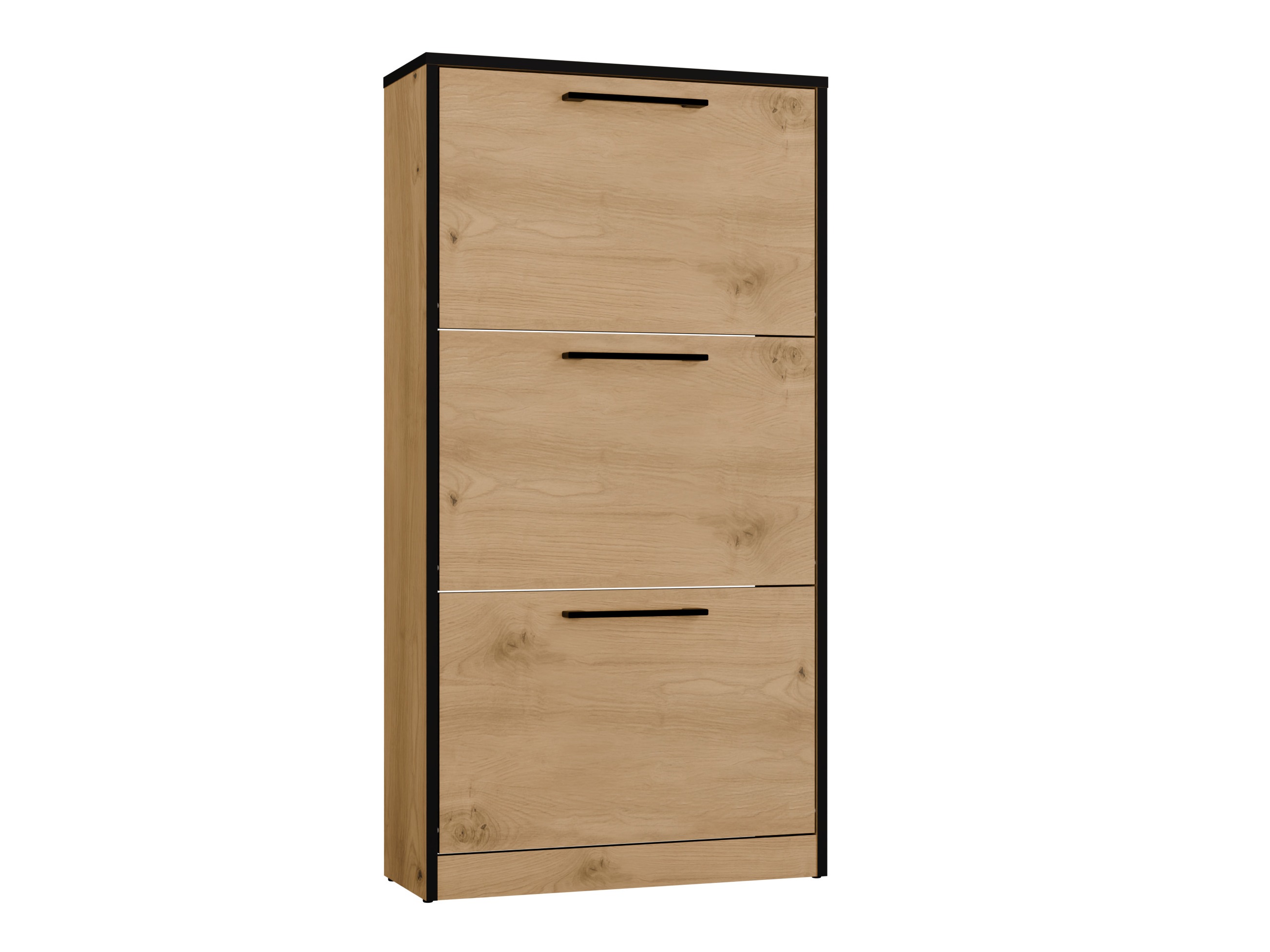 Shoe cabinet Mandeville 224 (Artisan oak + Black)
