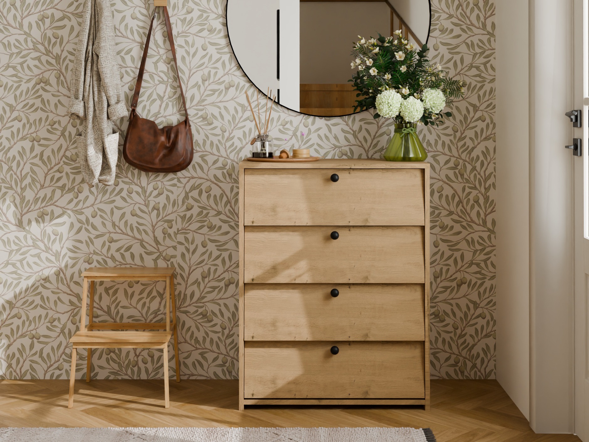 Shoe cabinet Mandeville 401 (Artisan oak)