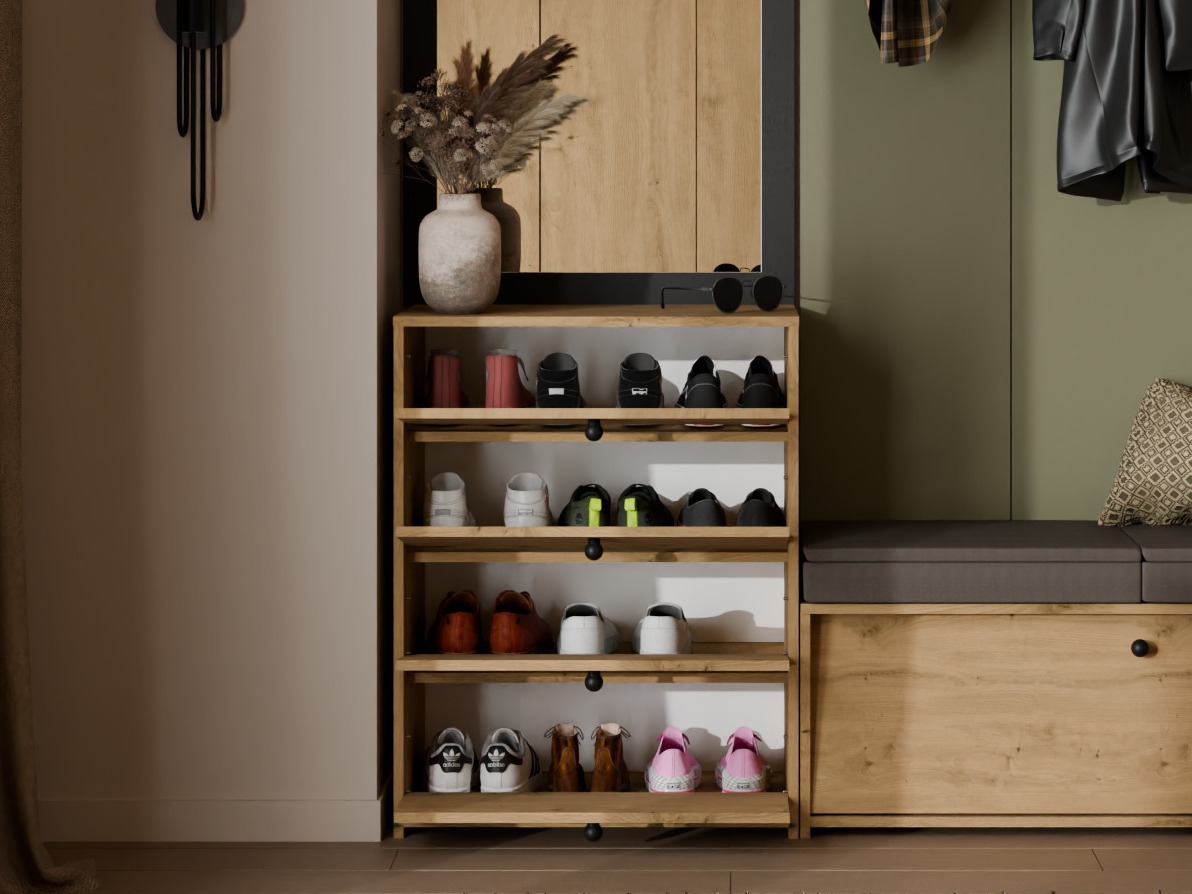 Shoe cabinet Mandeville 401 (Artisan oak)