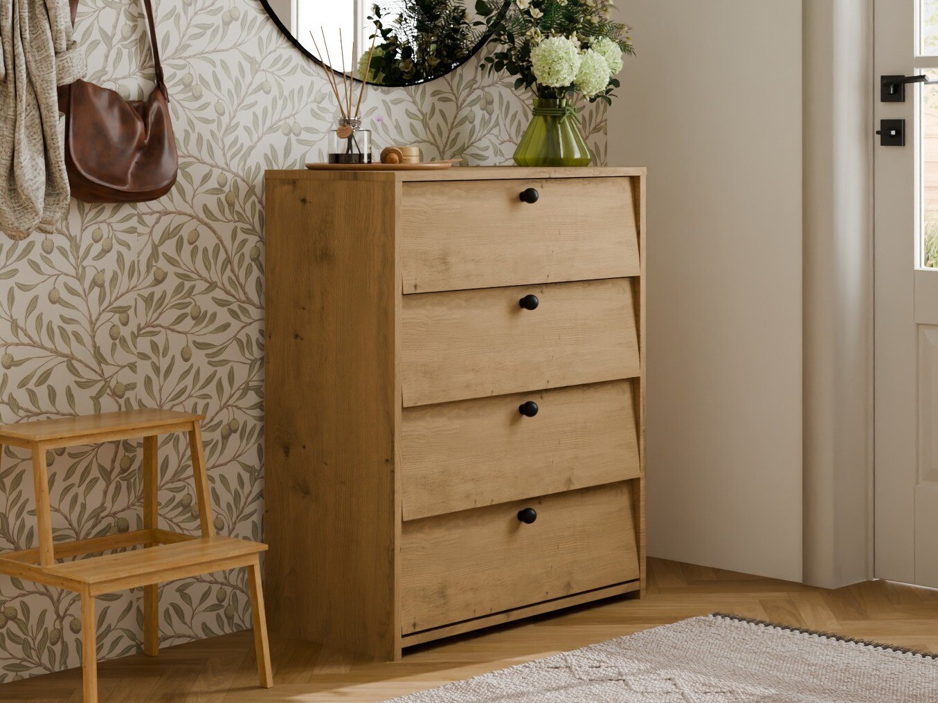 Shoe cabinet Mandeville 401 (Artisan oak)