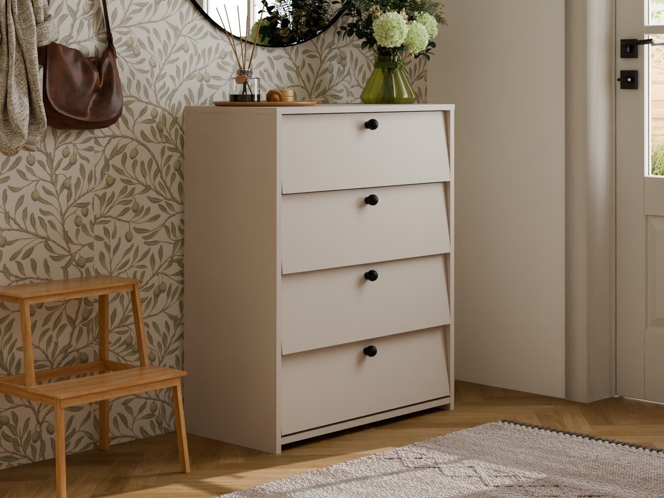 Shoe cabinet Mandeville 401 (Cashmere)