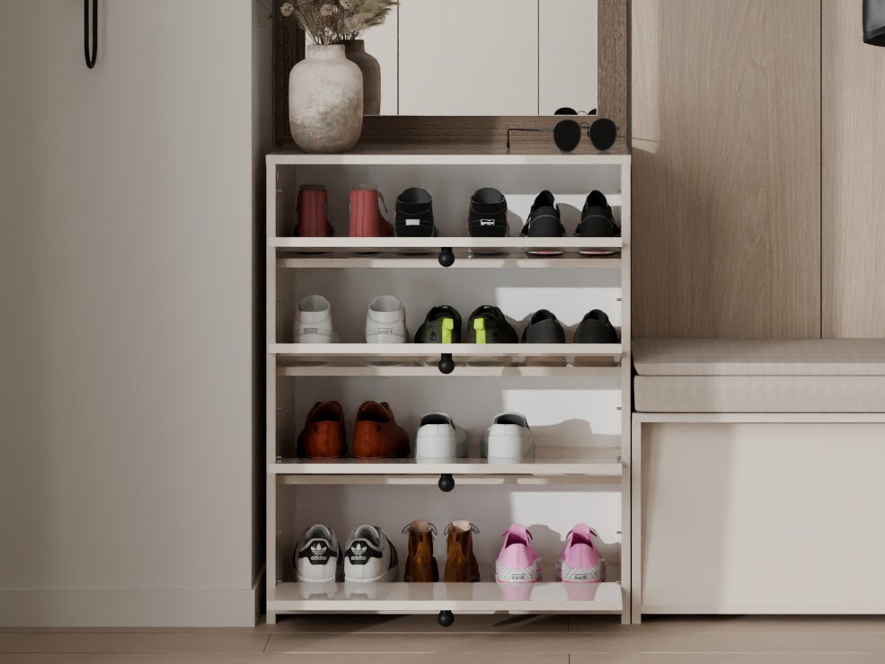 Shoe cabinet Mandeville 401 (Cashmere)