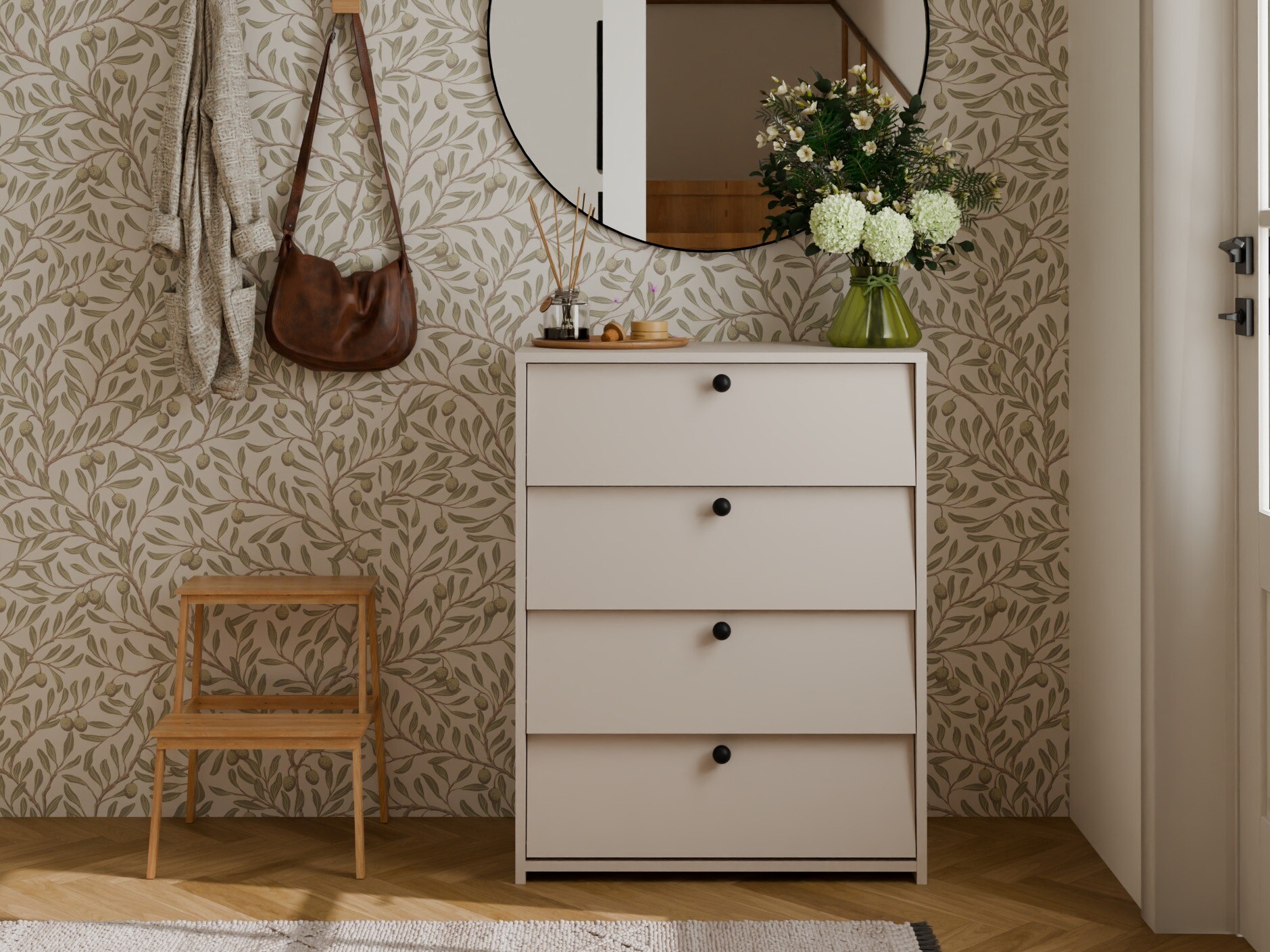 Shoe cabinet Mandeville 401 (Cashmere)