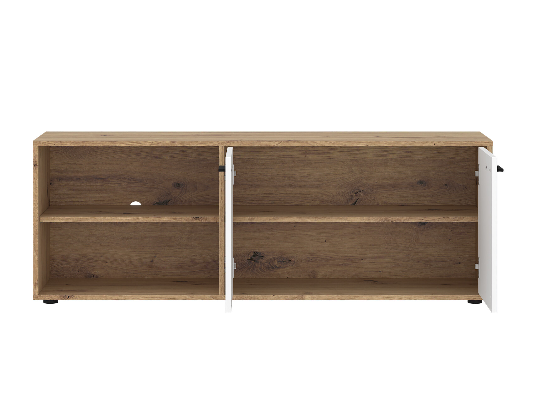 TV stand Ontario 245 (White + Artisan oak)