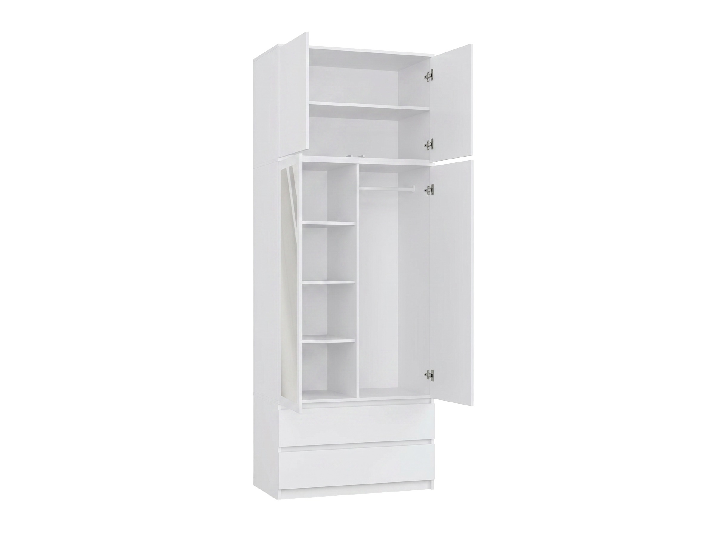 Wardrobe Elbvelu 137 (White)