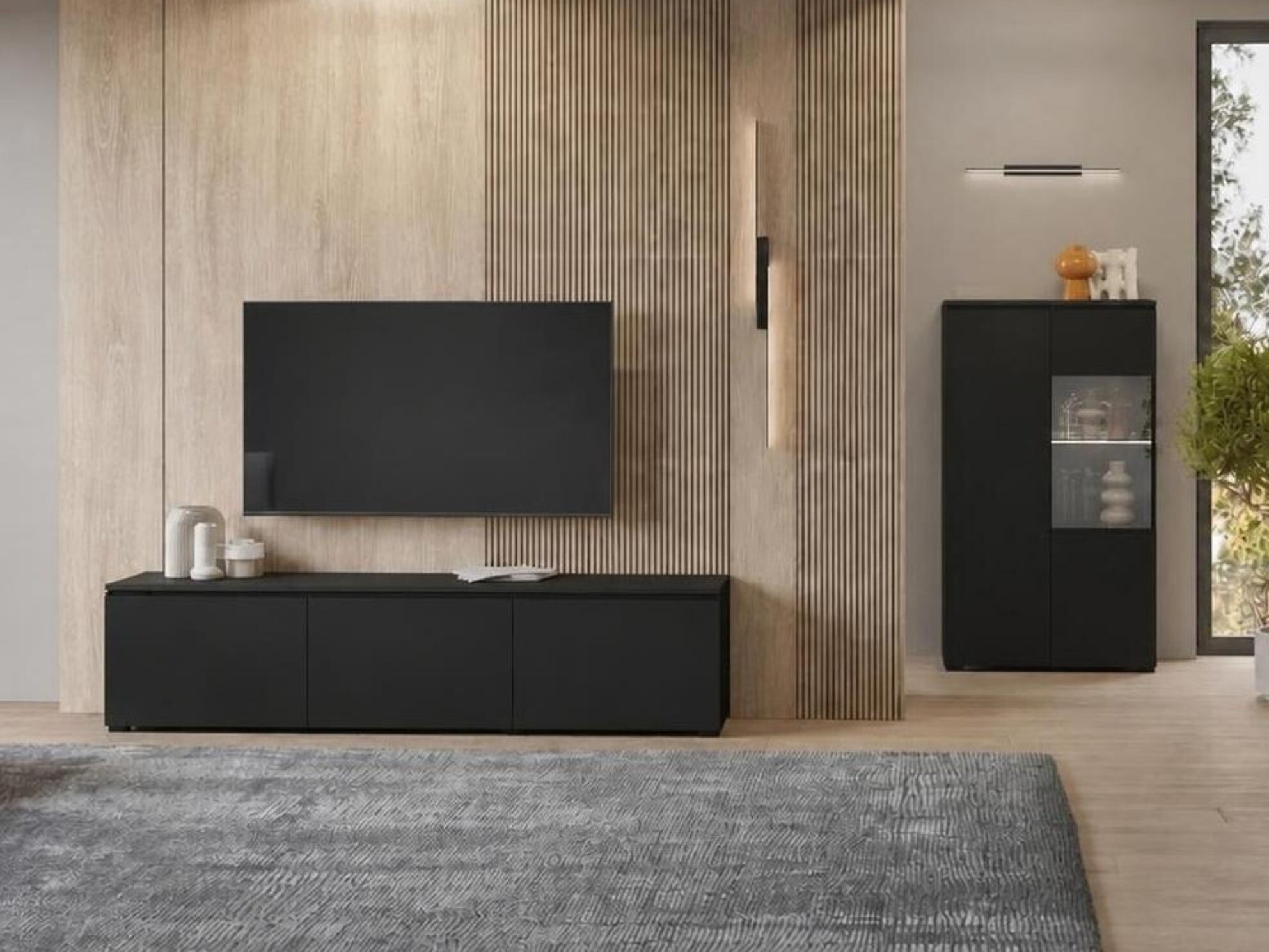 Living room set Baletu 114 (Black)