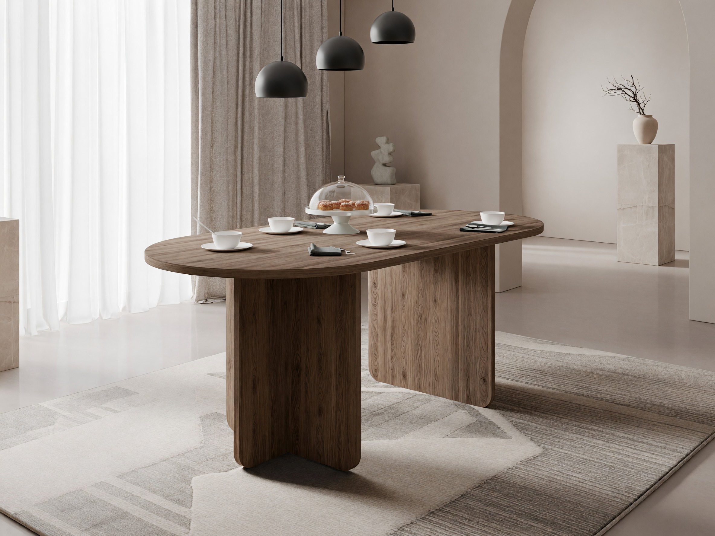 Table Comfivo 595 (Walnut)