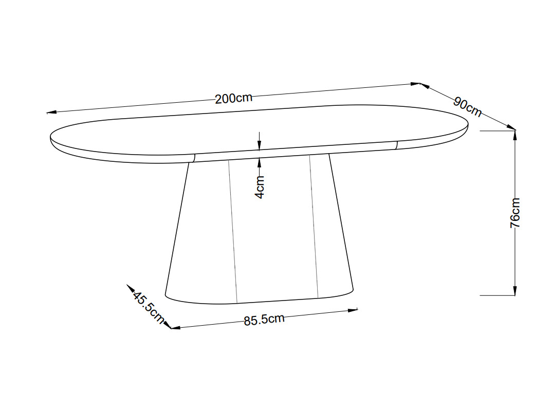 Table Dallas 5364 (Light wood)