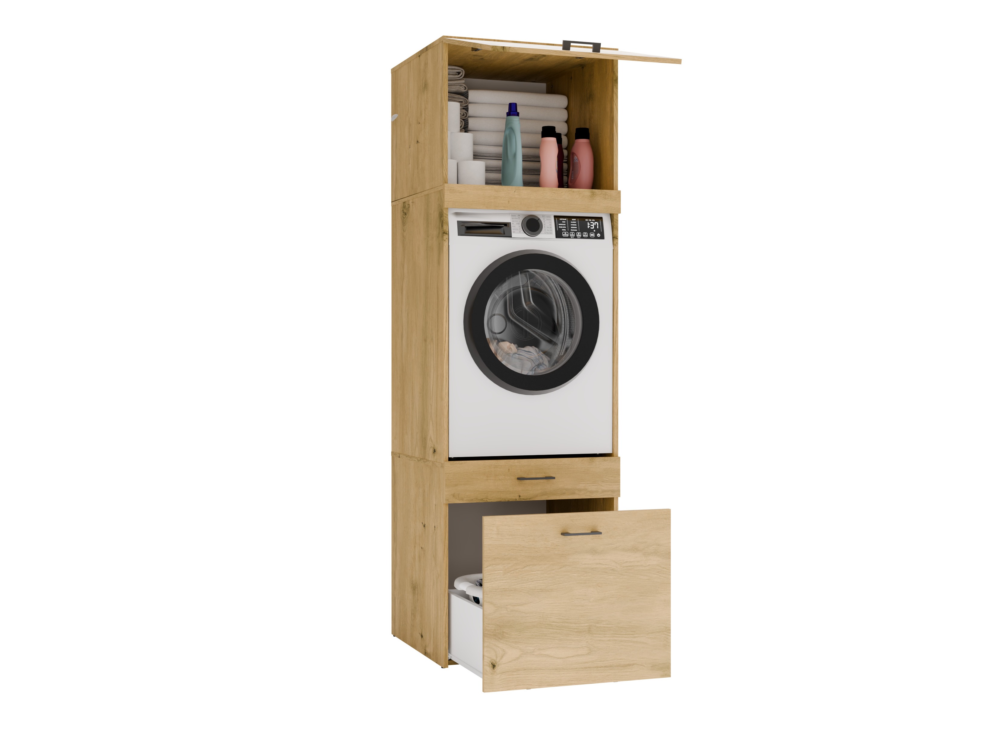 Bathroom shelf Balelbo 116 (Artisan oak)