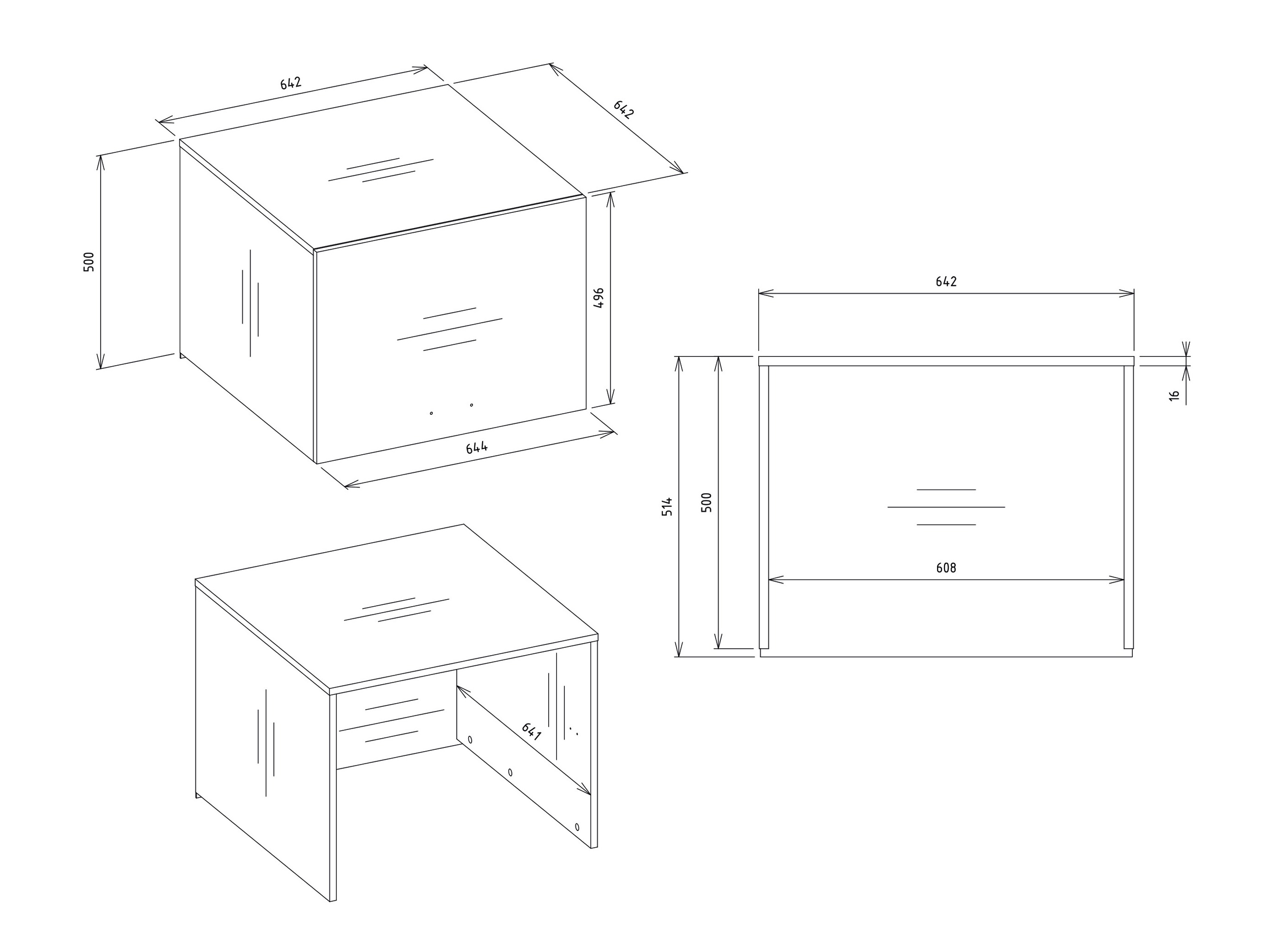 Bathroom shelf Balelbo 116 (Artisan oak)
