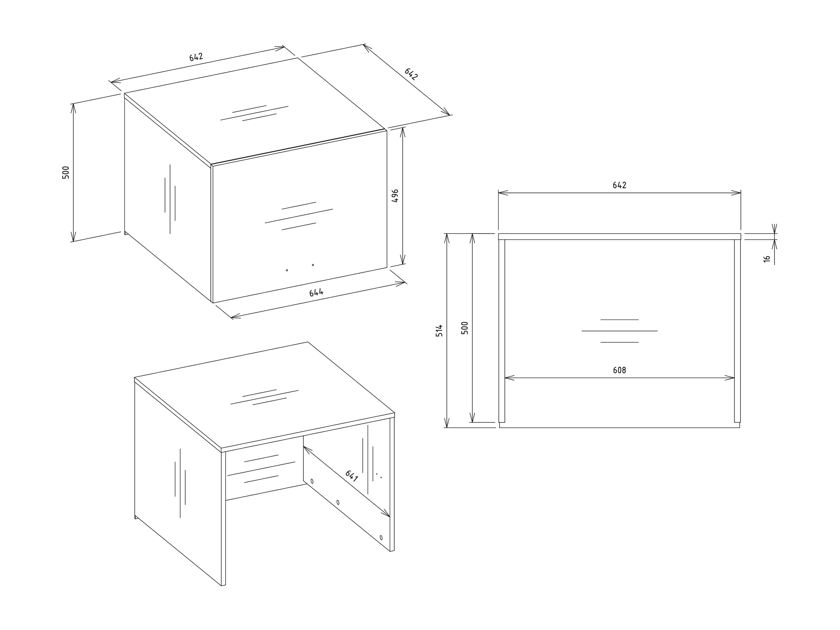 Bathroom shelf Balelbo 116 (White)