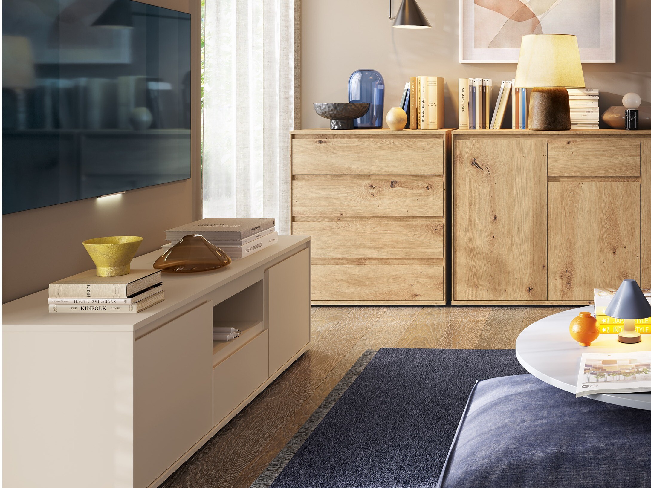 Chest of drawers Torfiou 122 (Artisan oak)