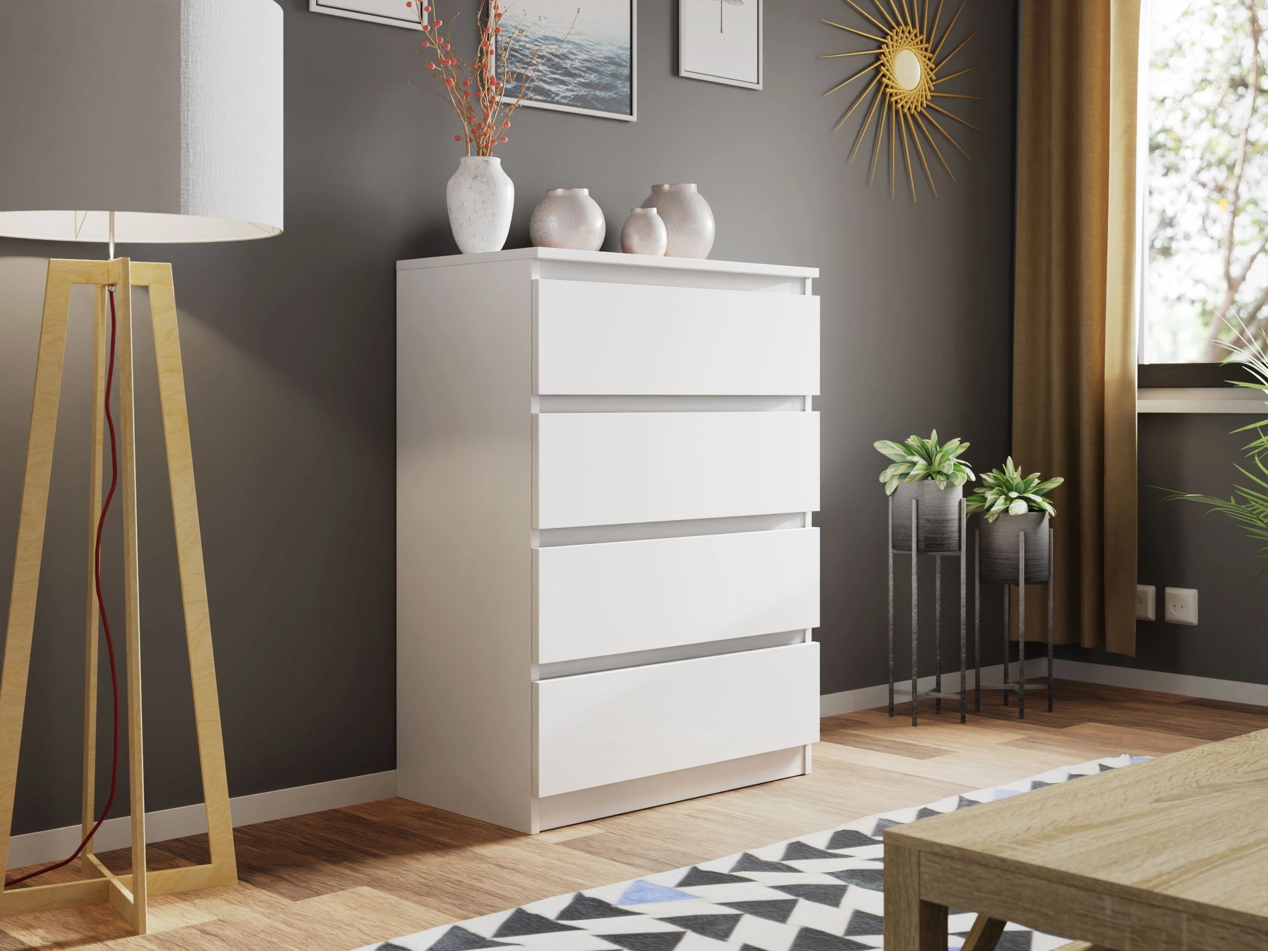 Chest of drawers Comfivo Structor I (White)