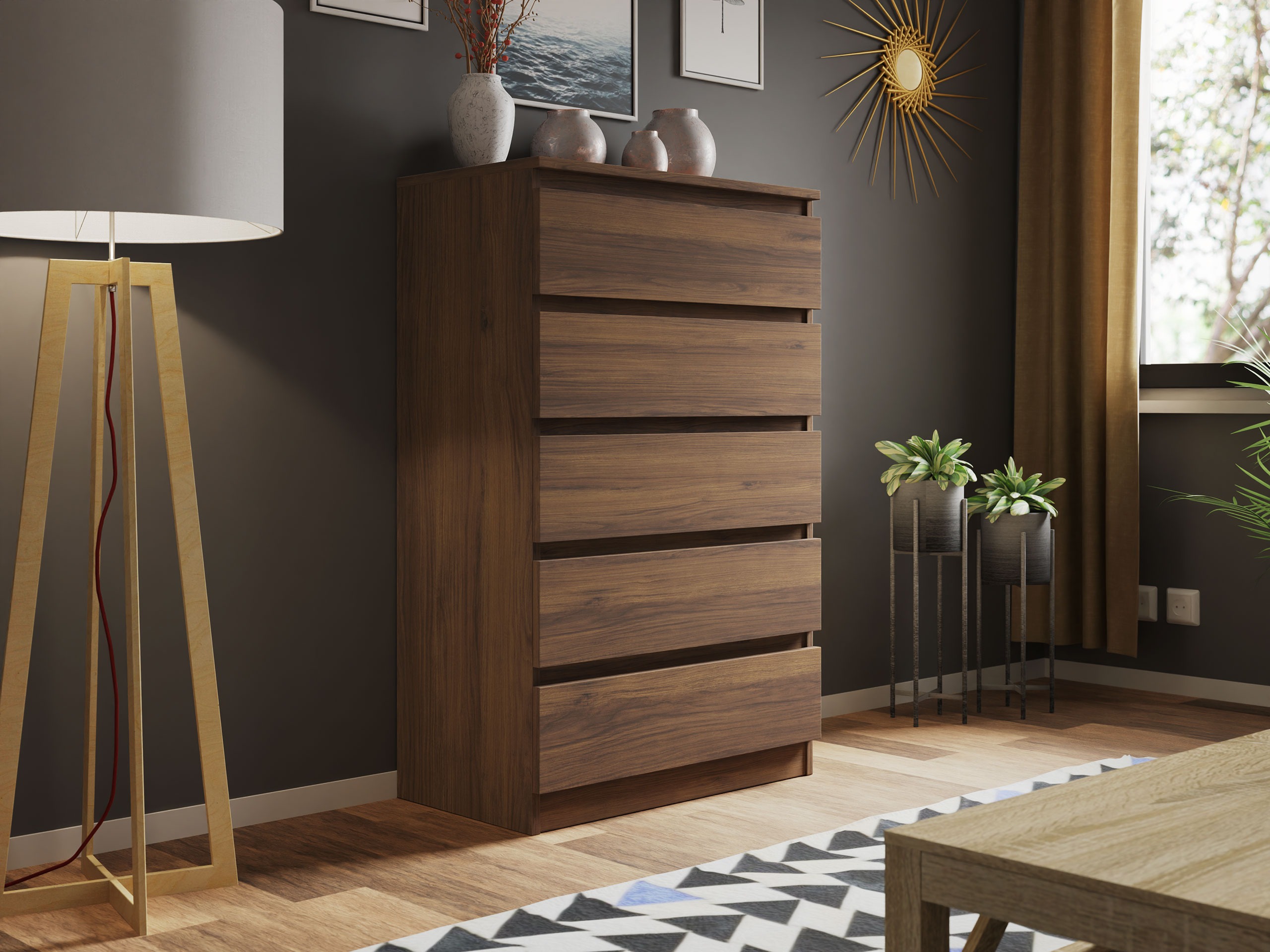 Chest of drawers Comfivo Structor IV (Walnut)