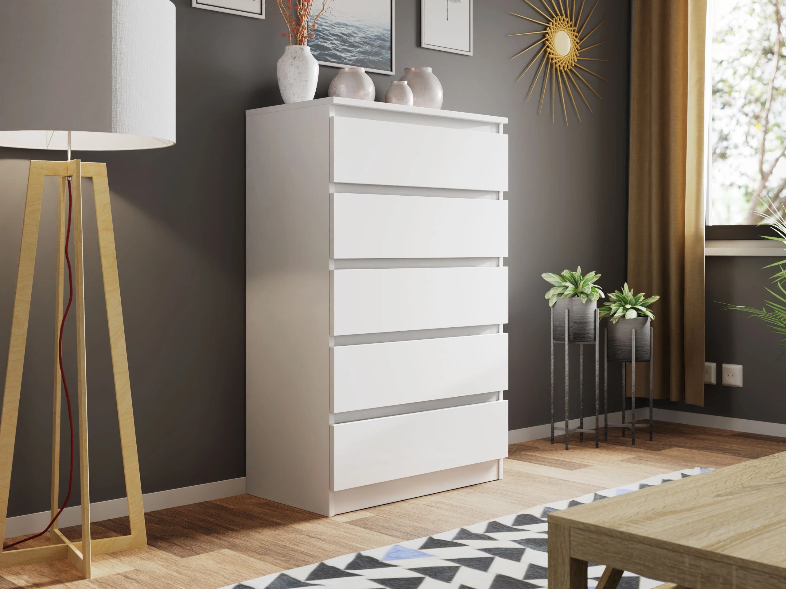 Chest of drawers Comfivo Structor IV (White)
