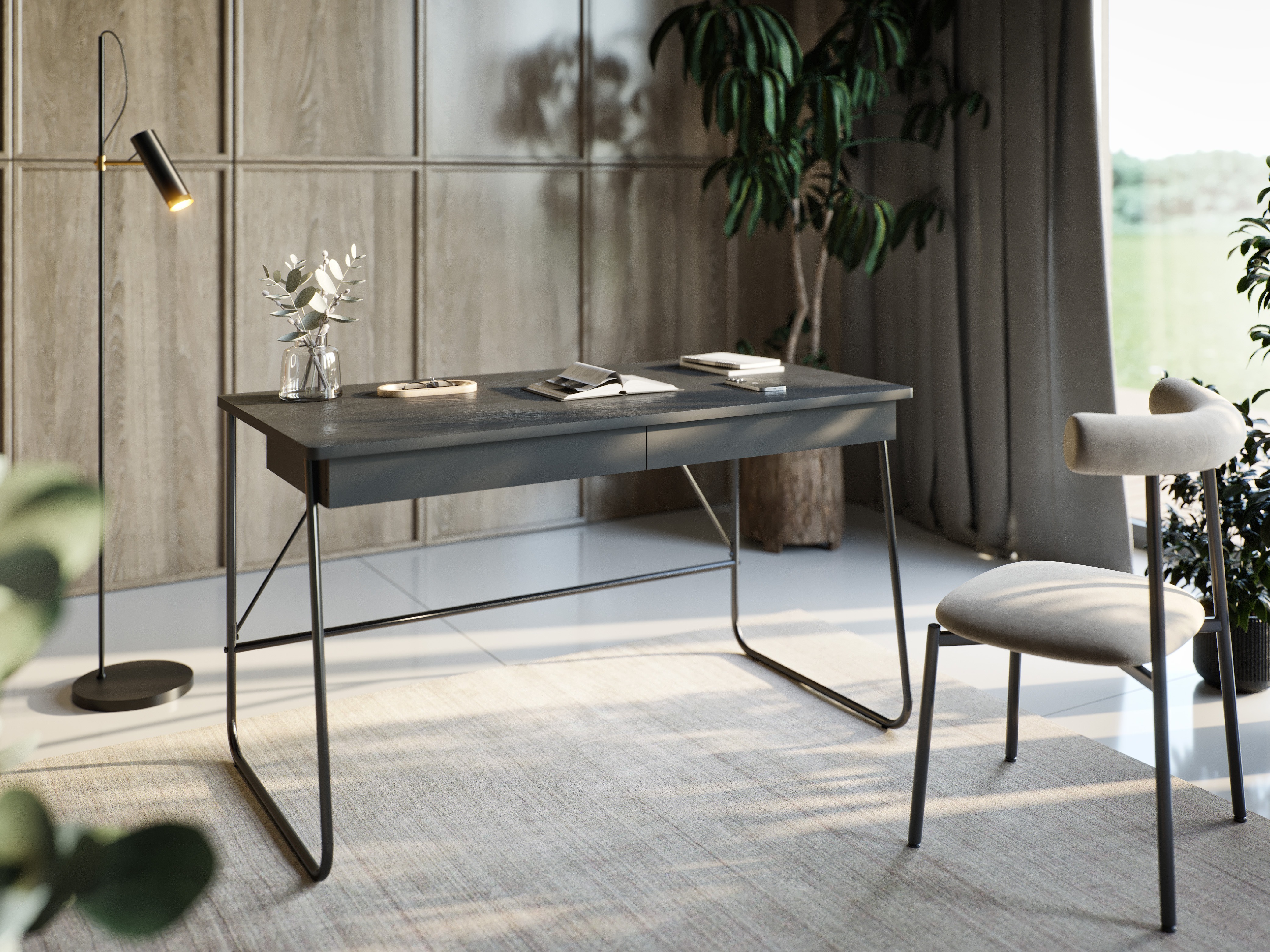 Desk Fresno 185 (Black)