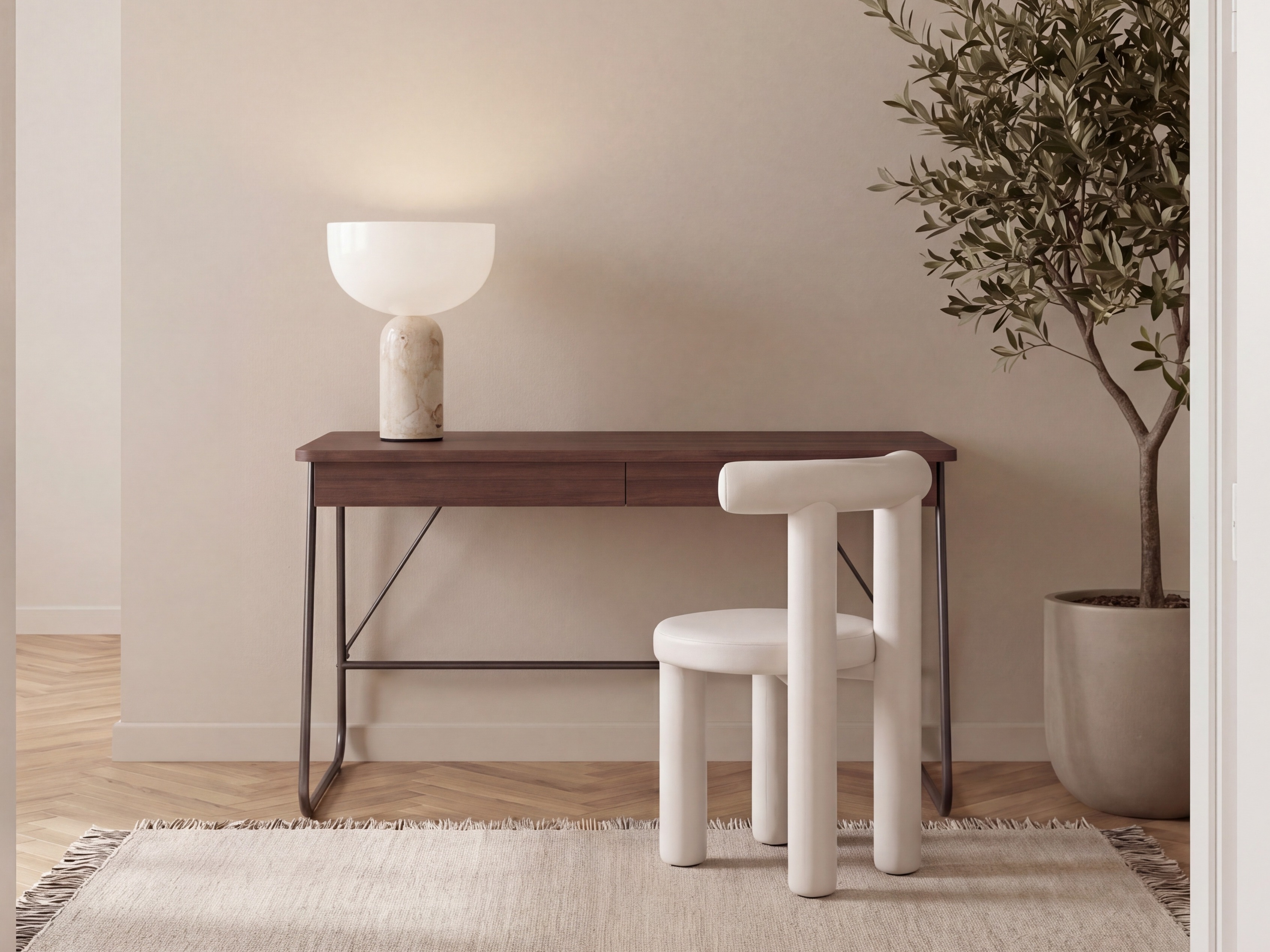 Desk Fresno 185 (Dark oak)