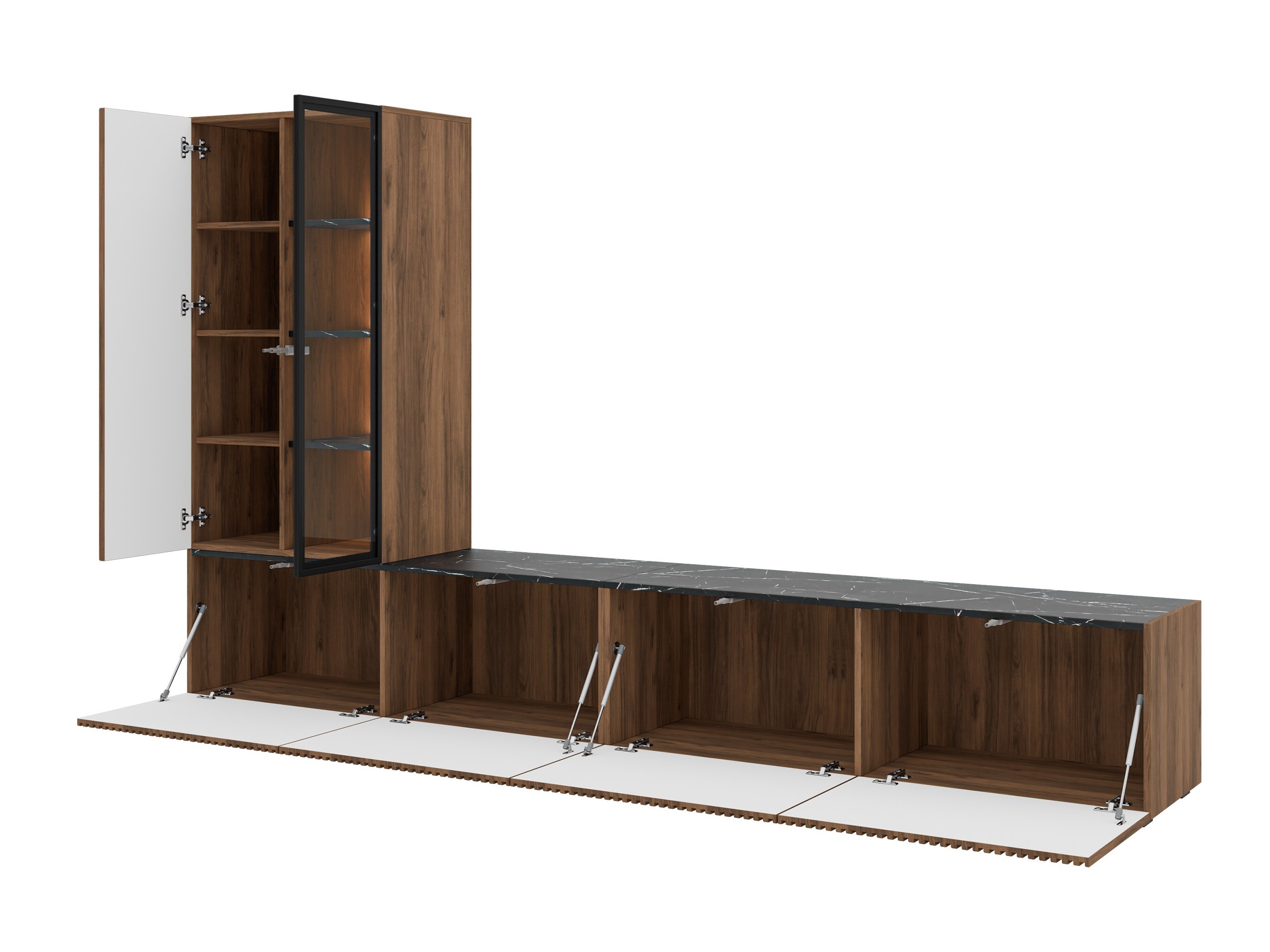 Living room set Comfivo 599 (Cashmere + Light Travertine)