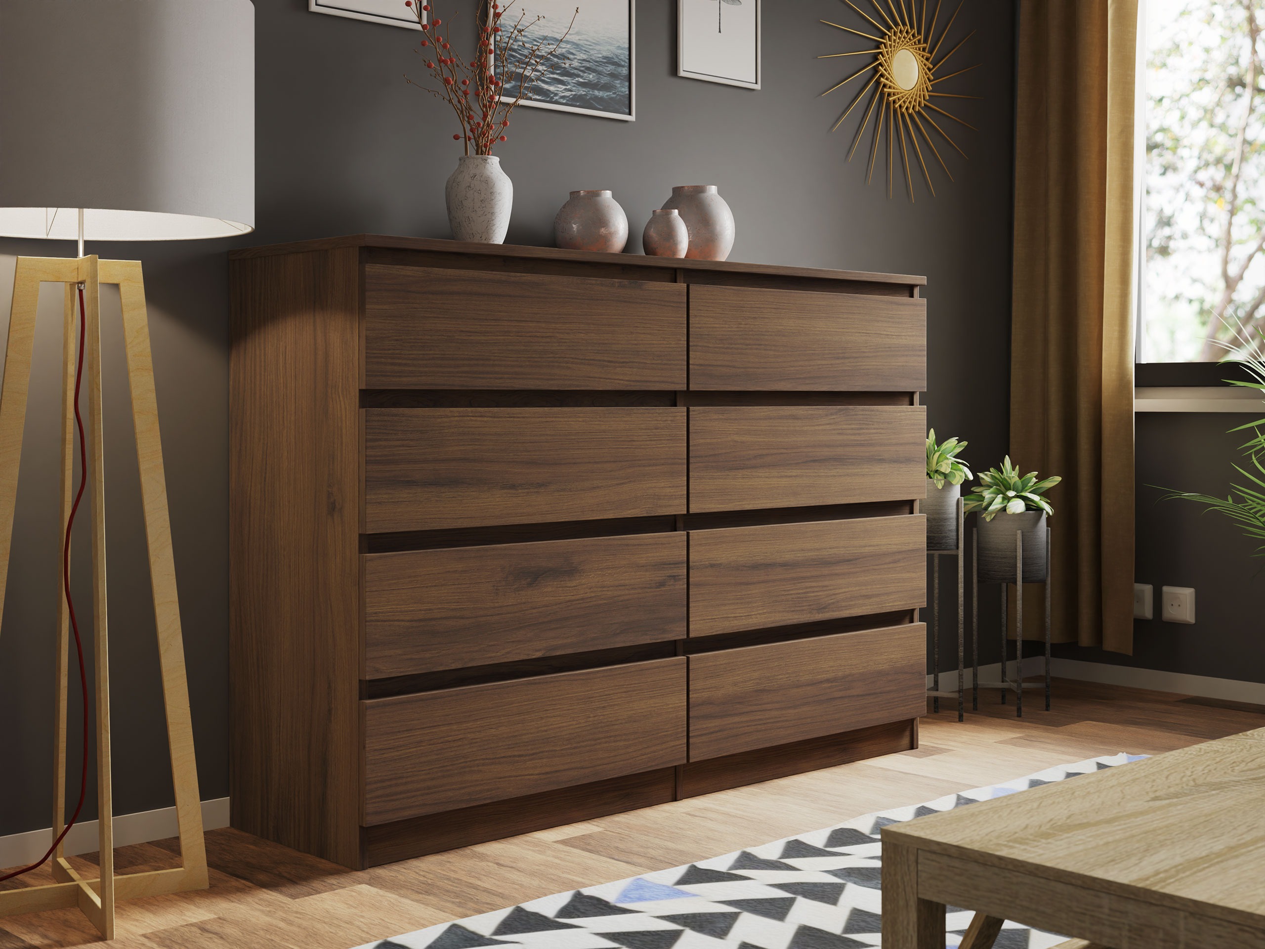 Chest of drawers Comfivo Structor III (Walnut)