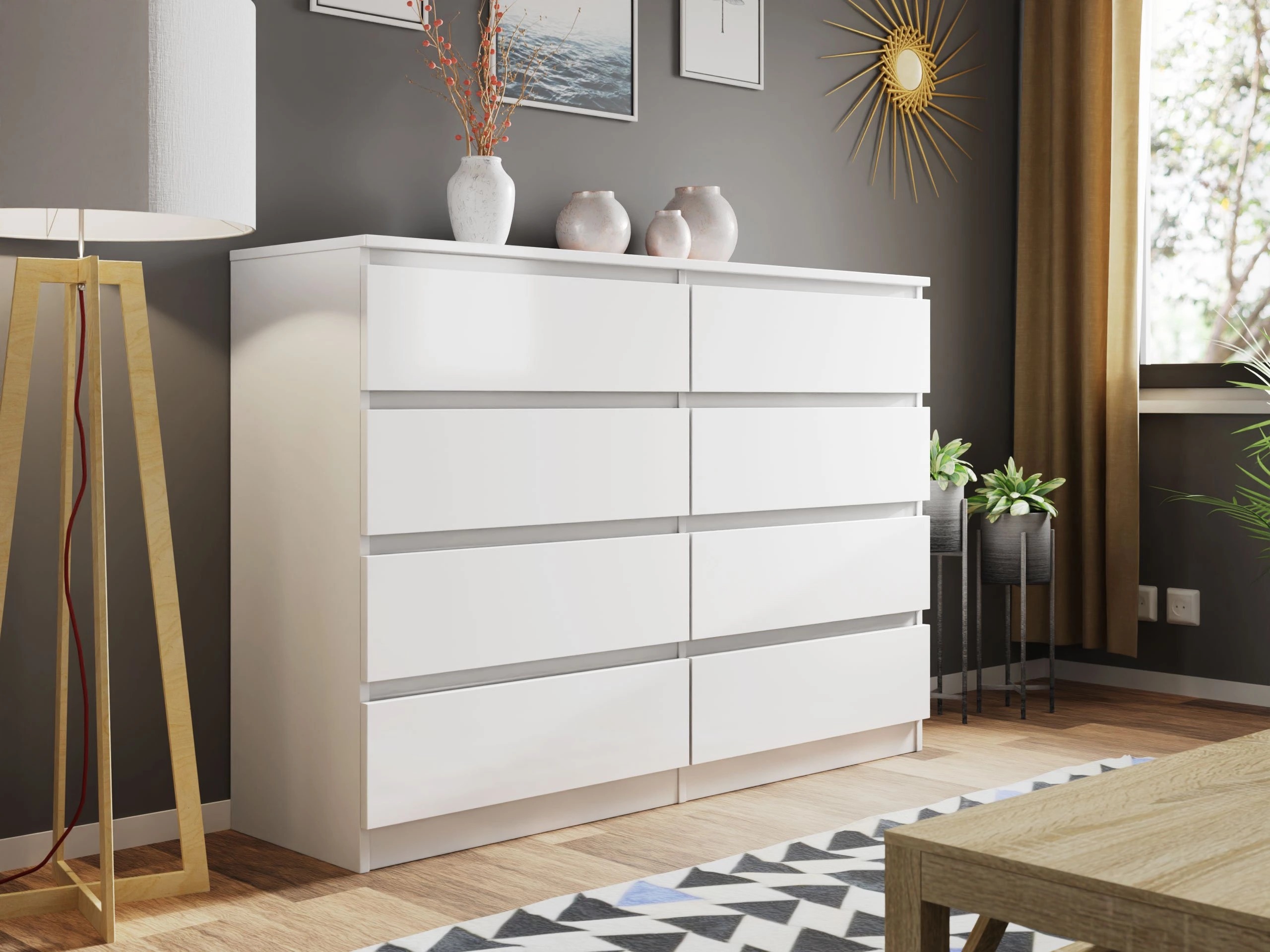 Chest of drawers Comfivo Structor III (White)