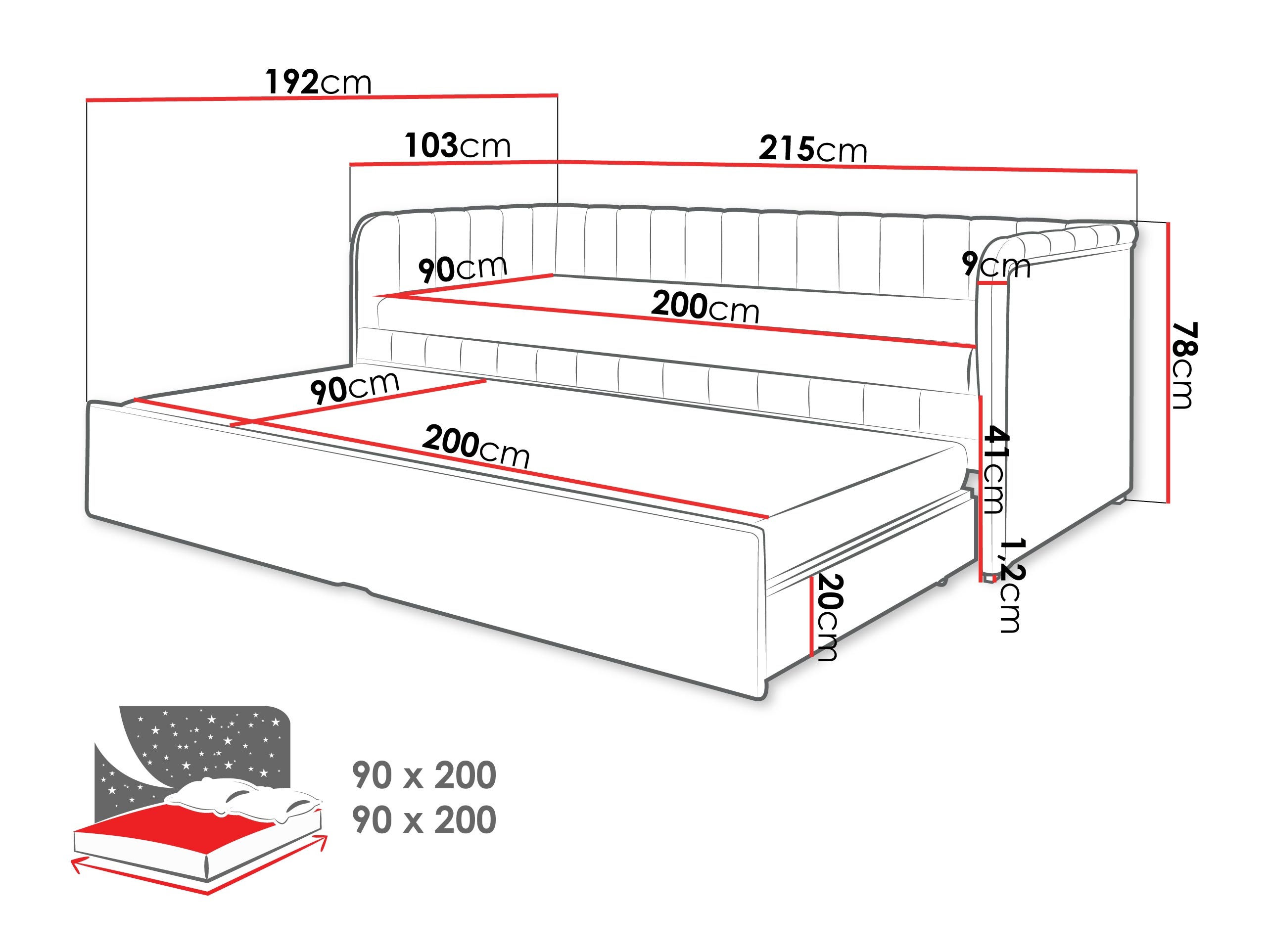 Bed Ogden 177 (Vera 04)