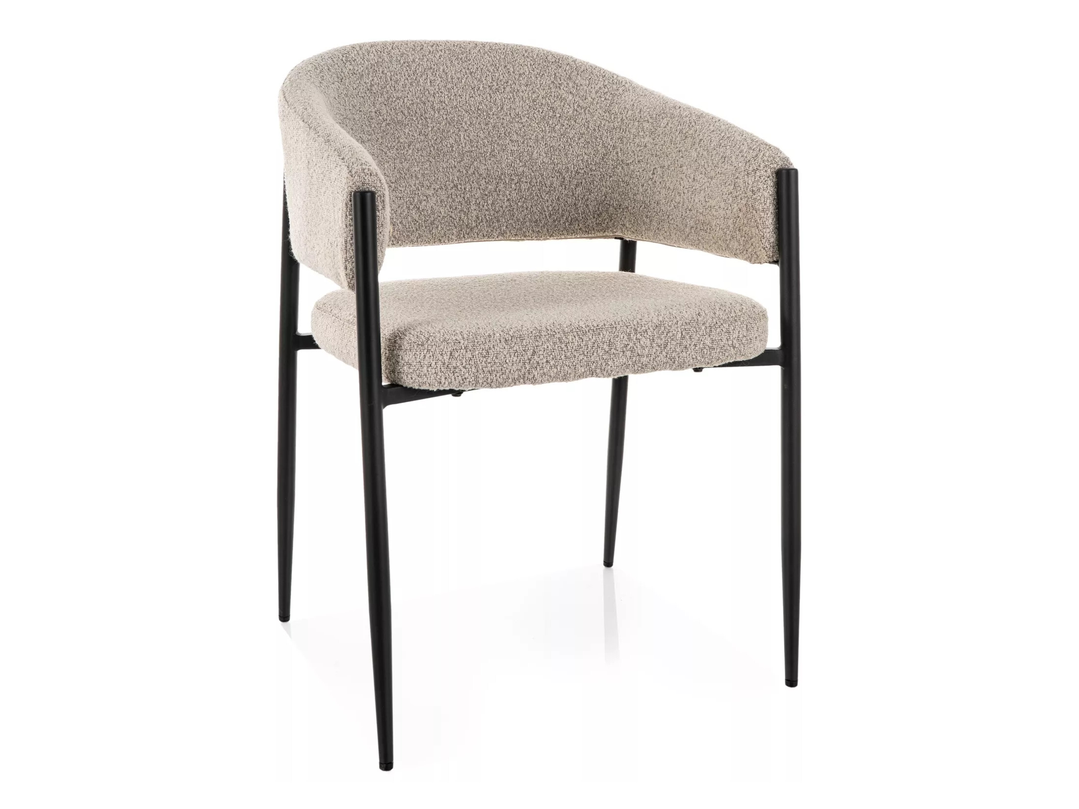 Chair Detroit 1053 (Beige + Matte Black)