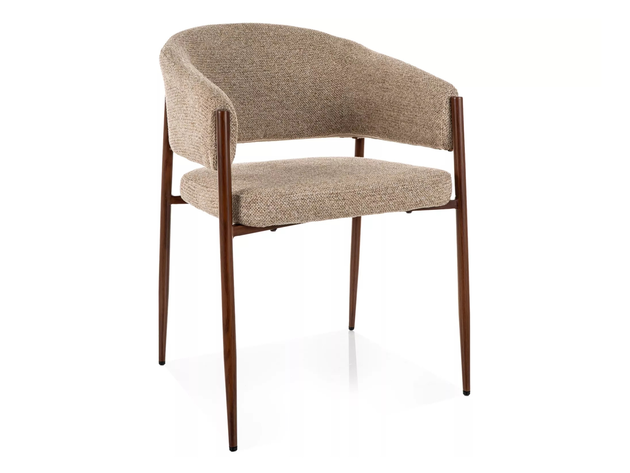 Chair Detroit 1053 (Beige + Walnut)
