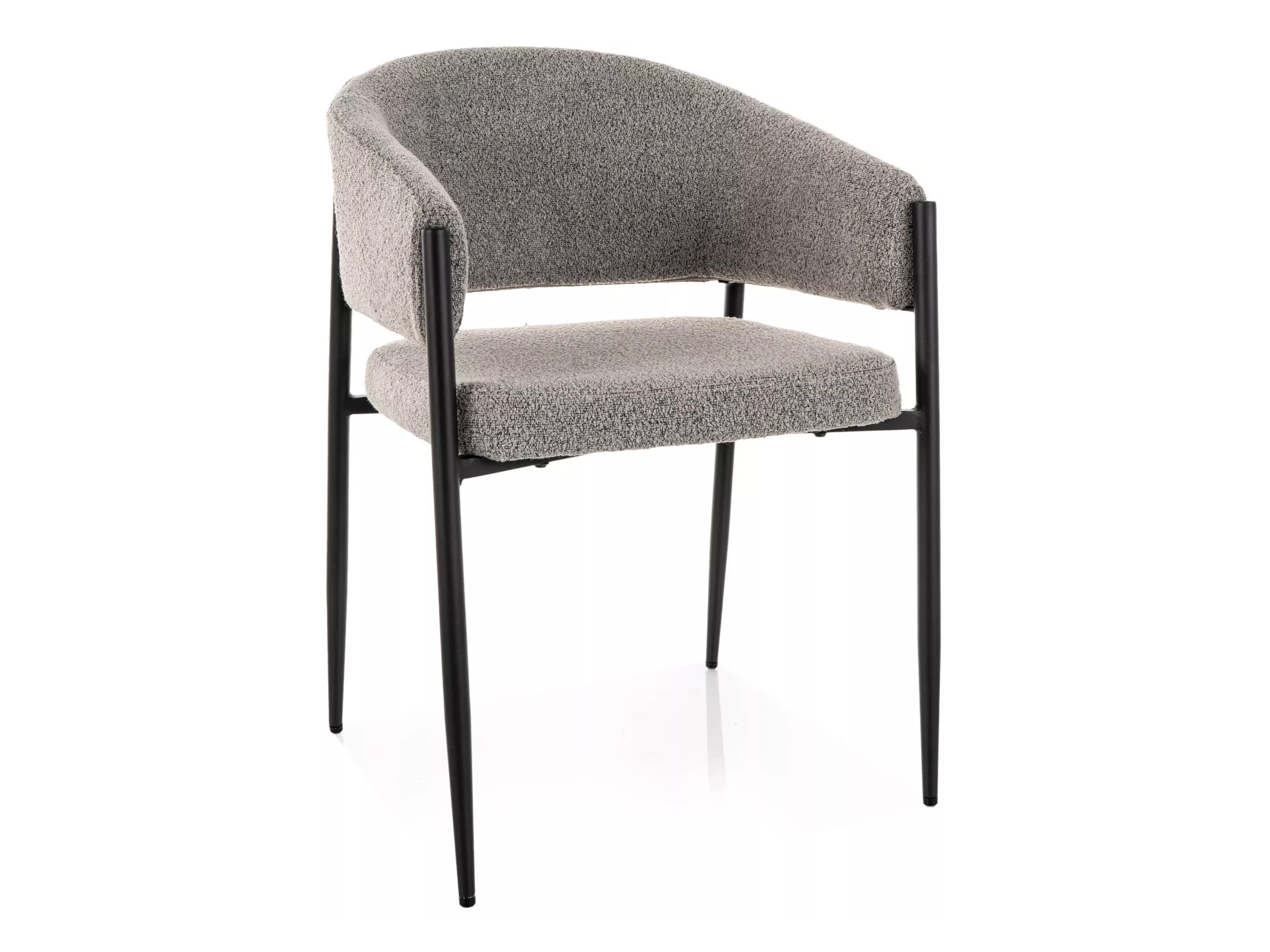 Chair Detroit 1053 (Grey + Matte Black)