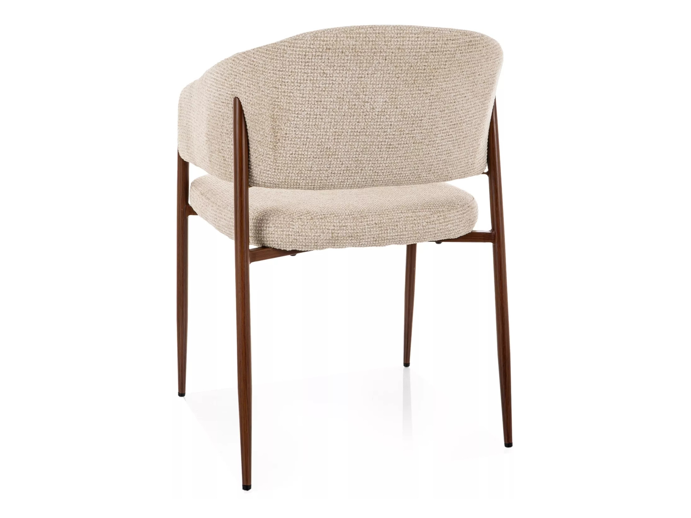 Chair Detroit 1053 (Light beige + Walnut)