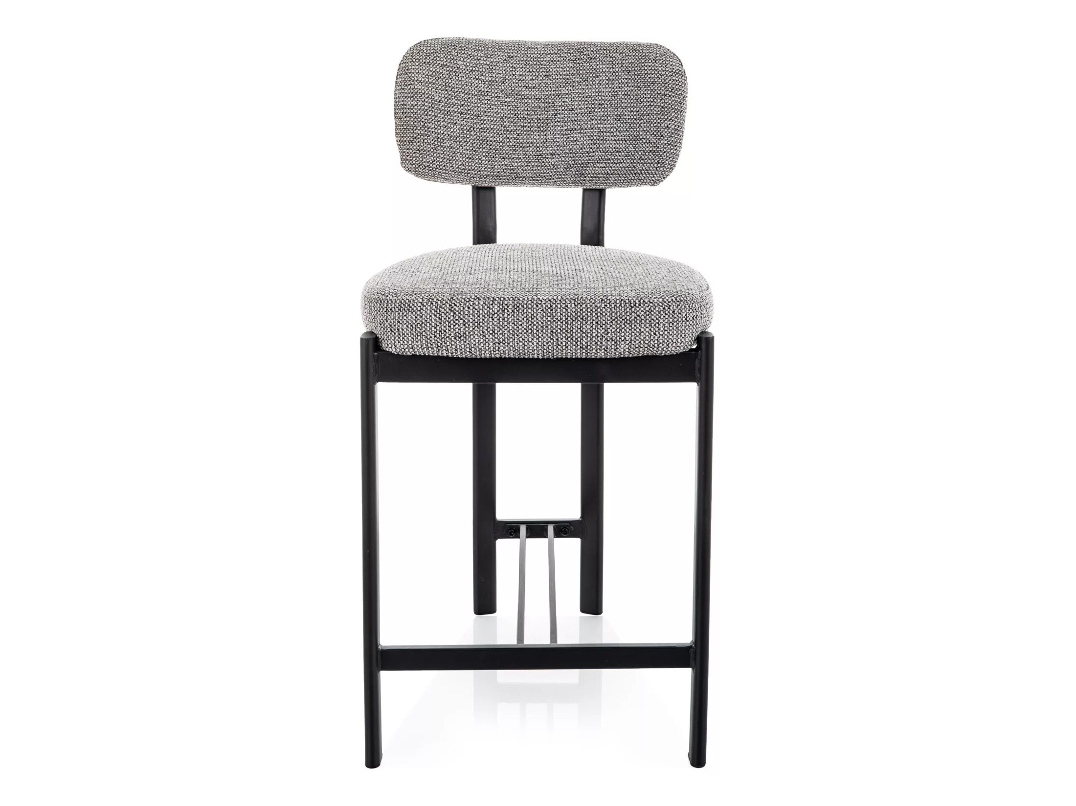 Counter stool Detroit 956 (Light grey + Matte black)