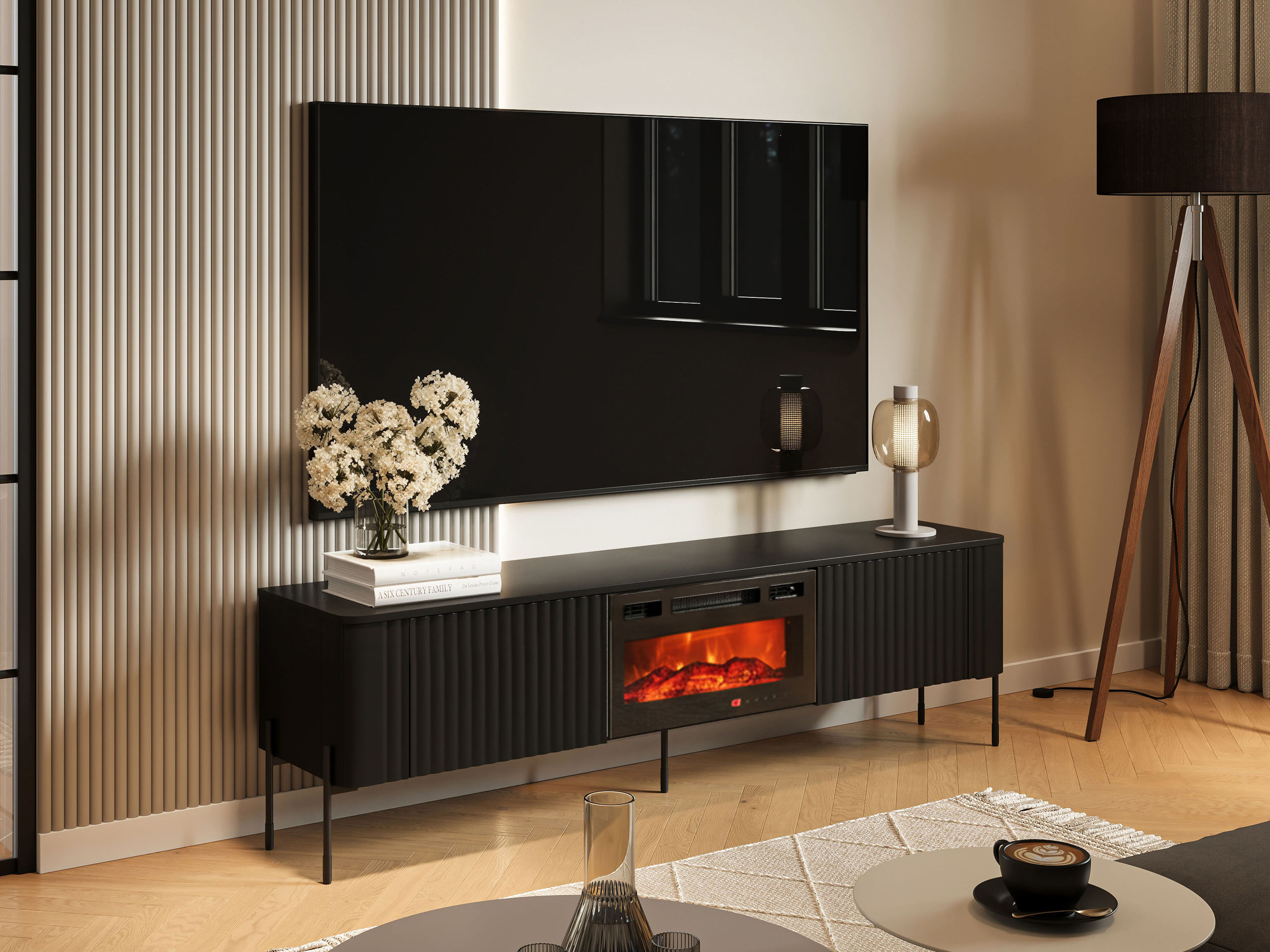 TV stand Mavnue 105 (Black)