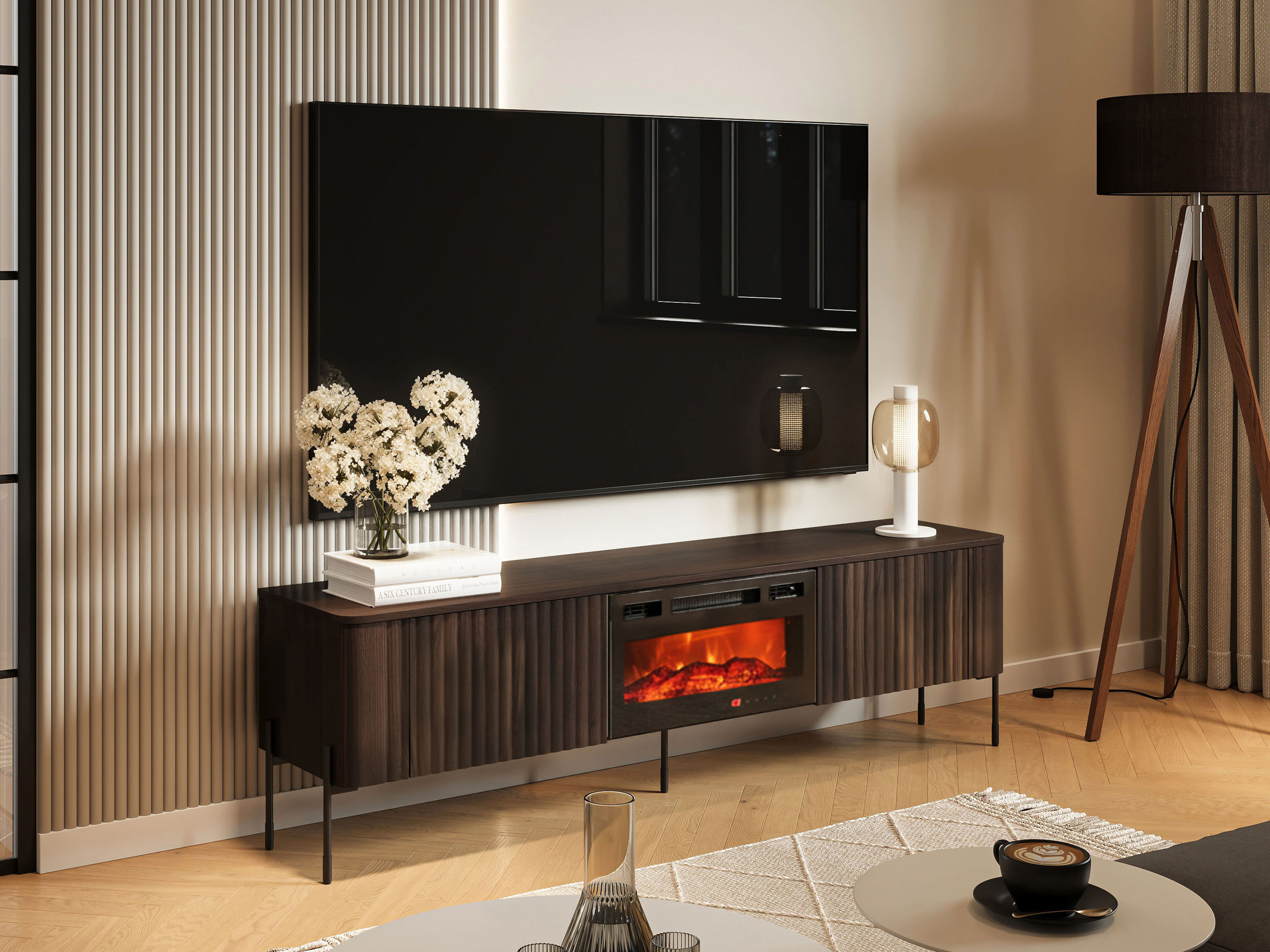 TV stand Mavnue 105 (Dark oak)
