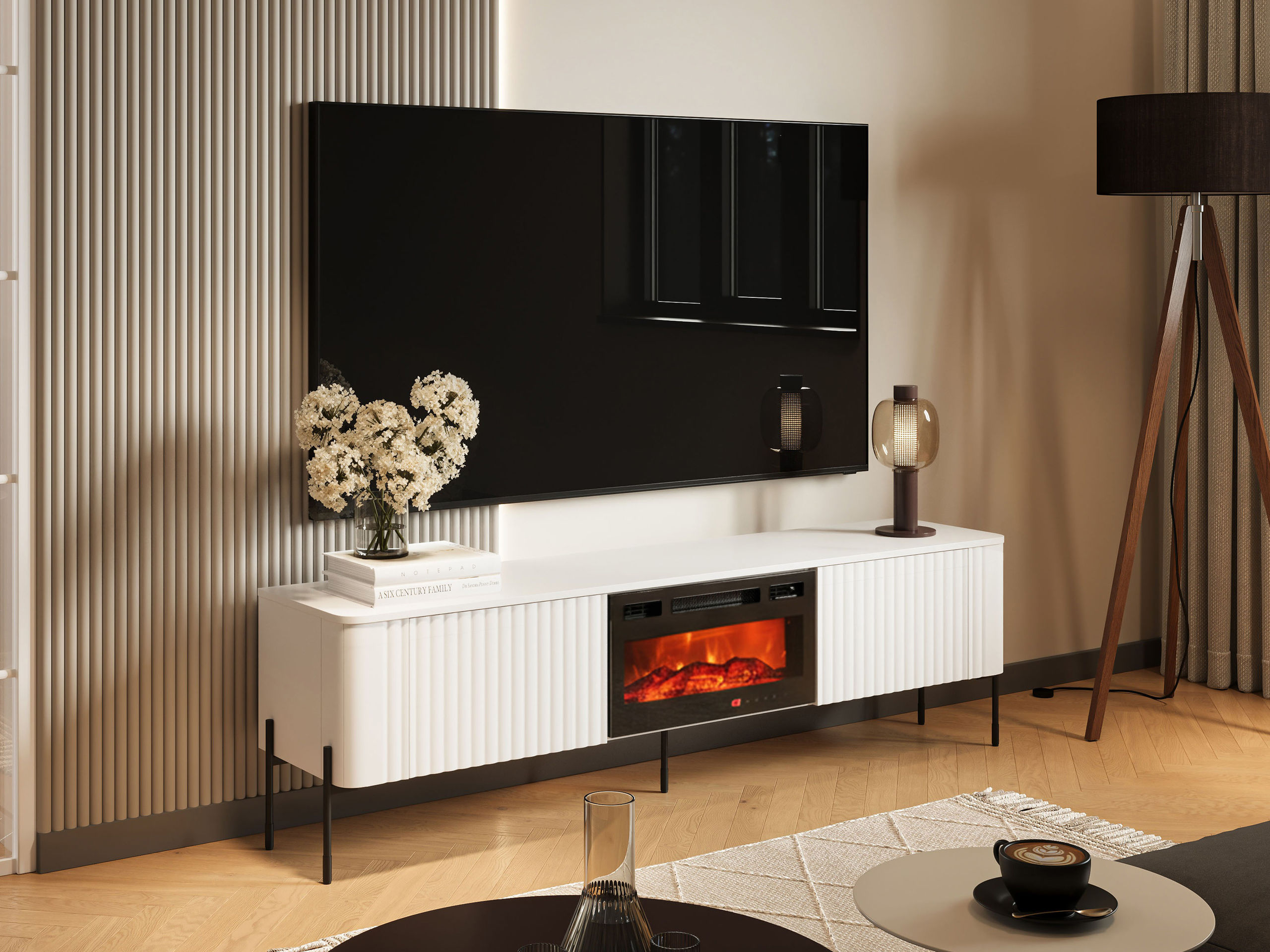 TV stand Mavnue 105 (White)