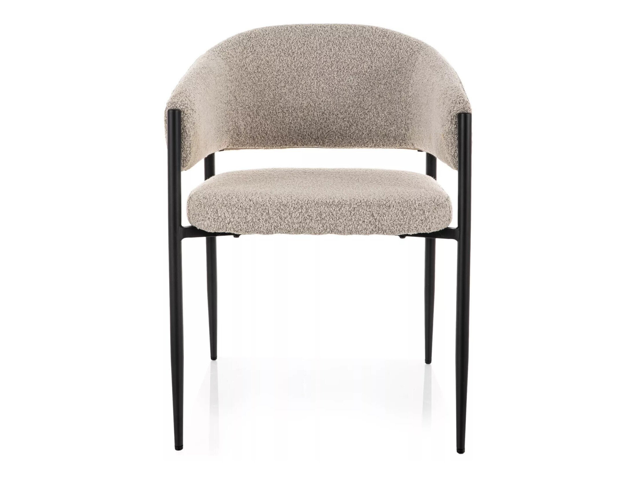 Chair Detroit 1053 (Beige + Matte Black)