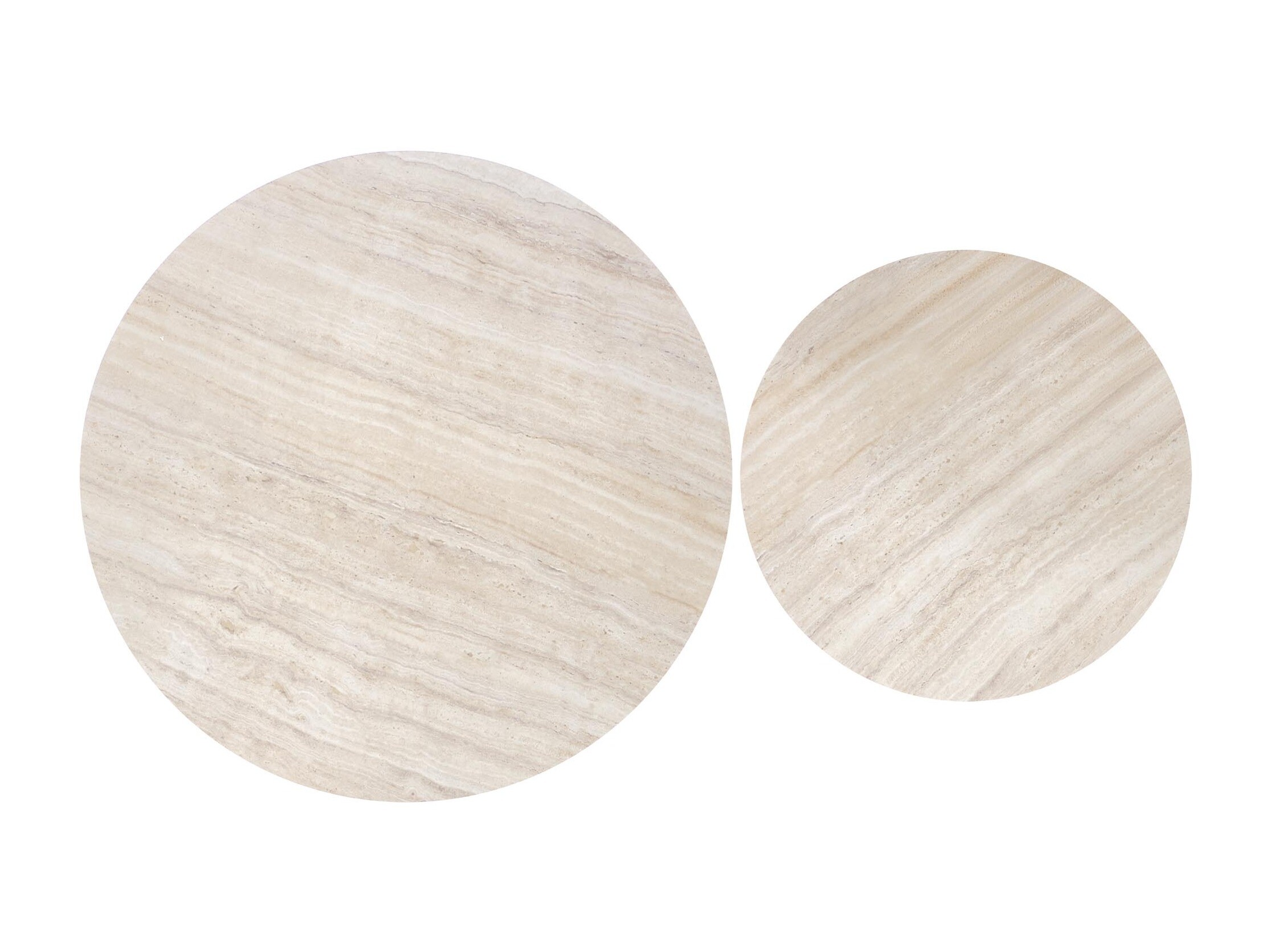 Coffee table set Houston 2213 (Light travertine + Cashmere)