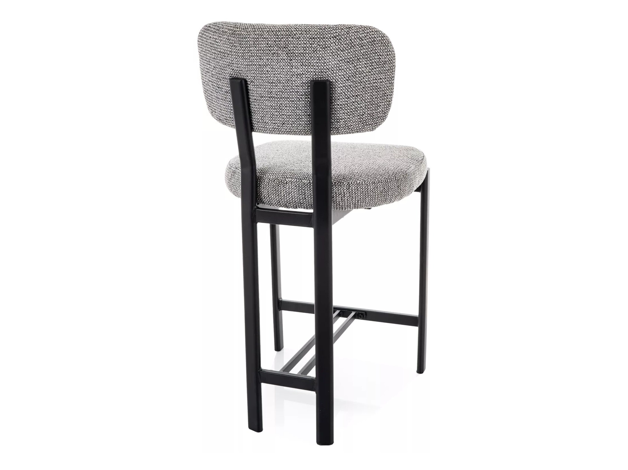 Counter stool Detroit 956 (Light grey + Matt black)