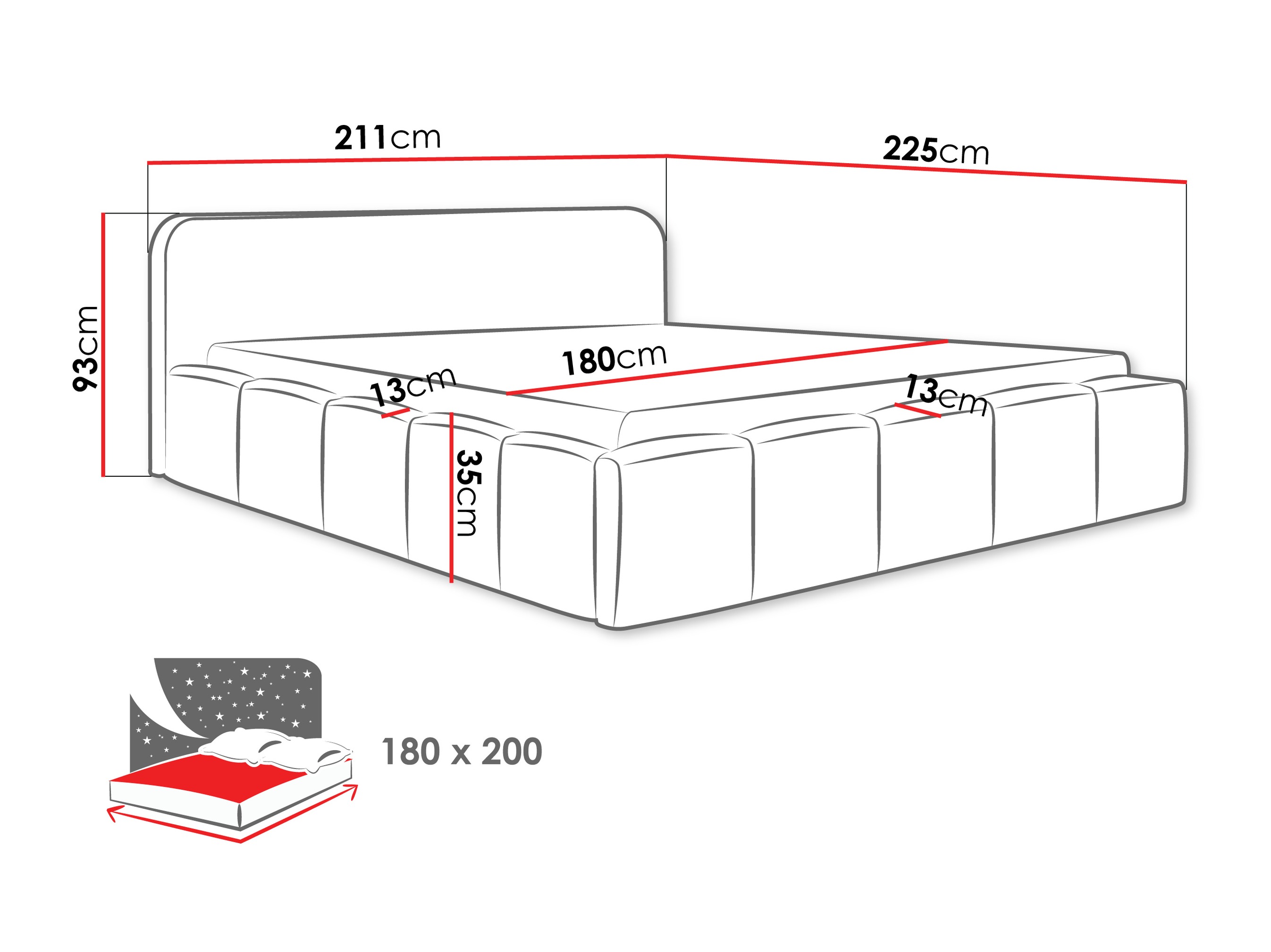 Bed TrendyNest Orata (Lambi 04)