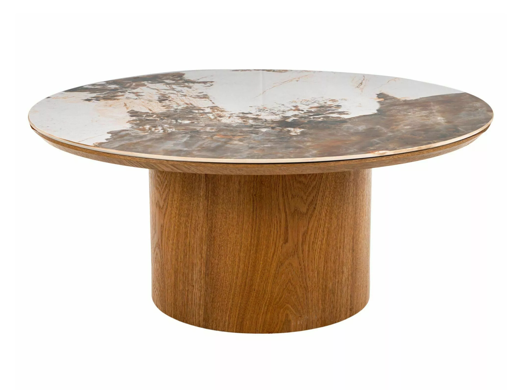 Coffee table Detroit 1059 (Stone Pattern + Oak)