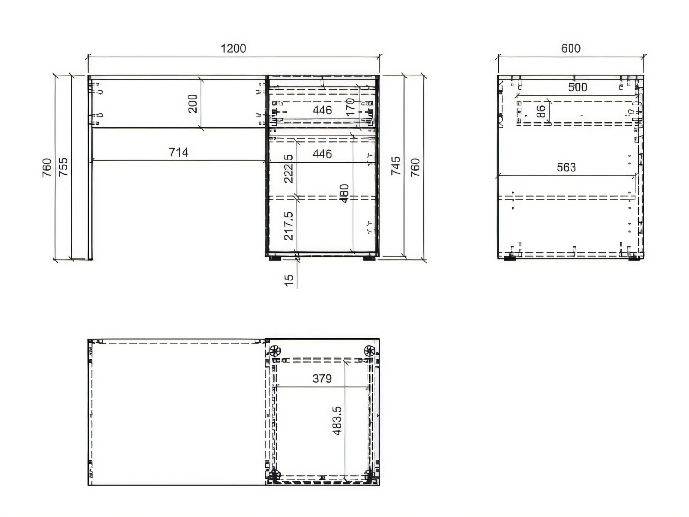 Desk Elbteni 105