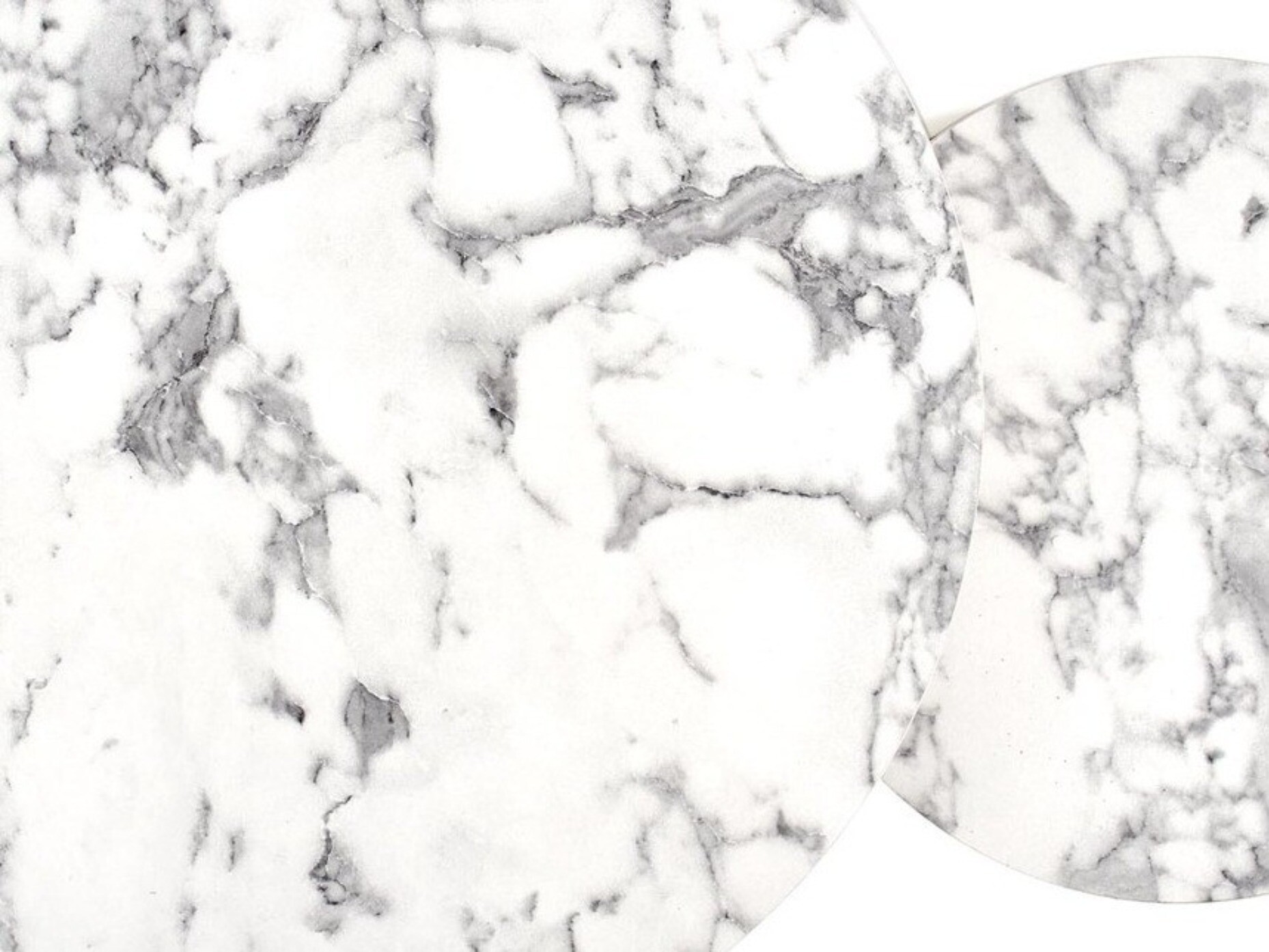 Nest of coffee tables Houston 2213 (White marble + Golden)