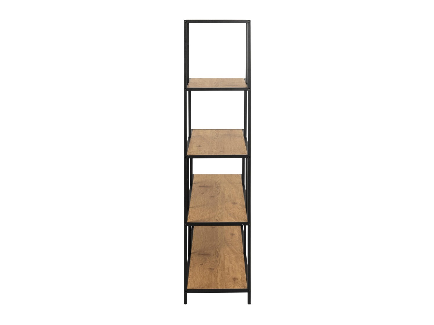 Bookcase Norsica Sevferi 153 (Black + Wild oak)