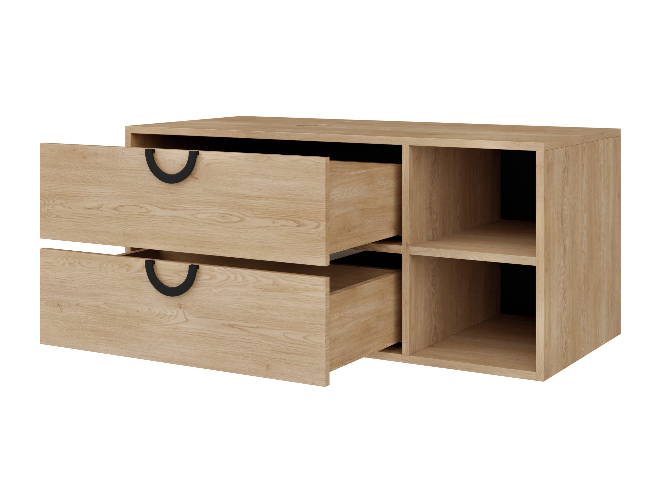 Wall-mounted bathroom cabinet for washbasin Sodalis (Cashmere)
